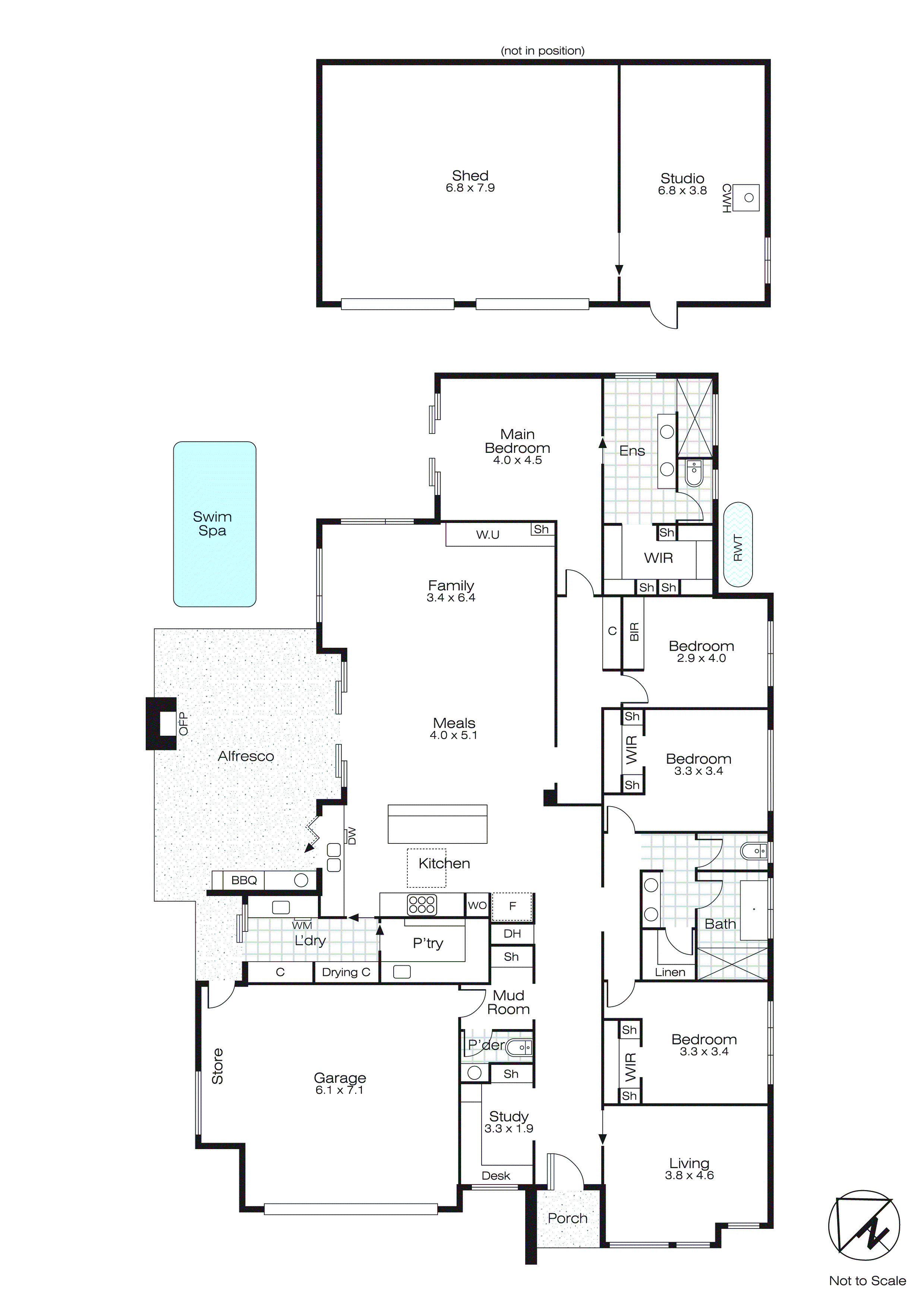 6 Kermeen Place, Cardigan VIC 3352 - Floorplan