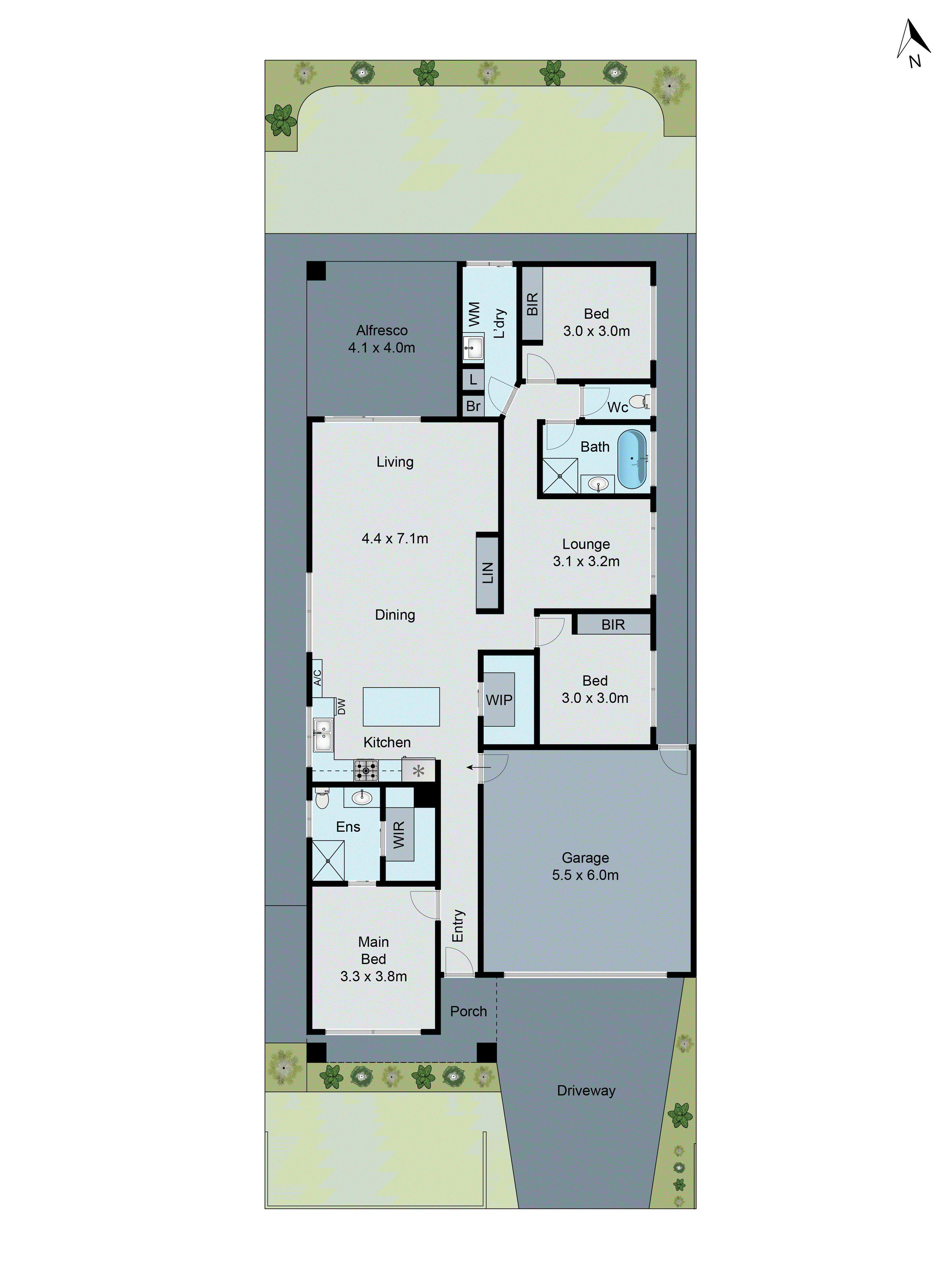 6 Kynaston Circuit, Charlemont VIC 3217 - Floorplan