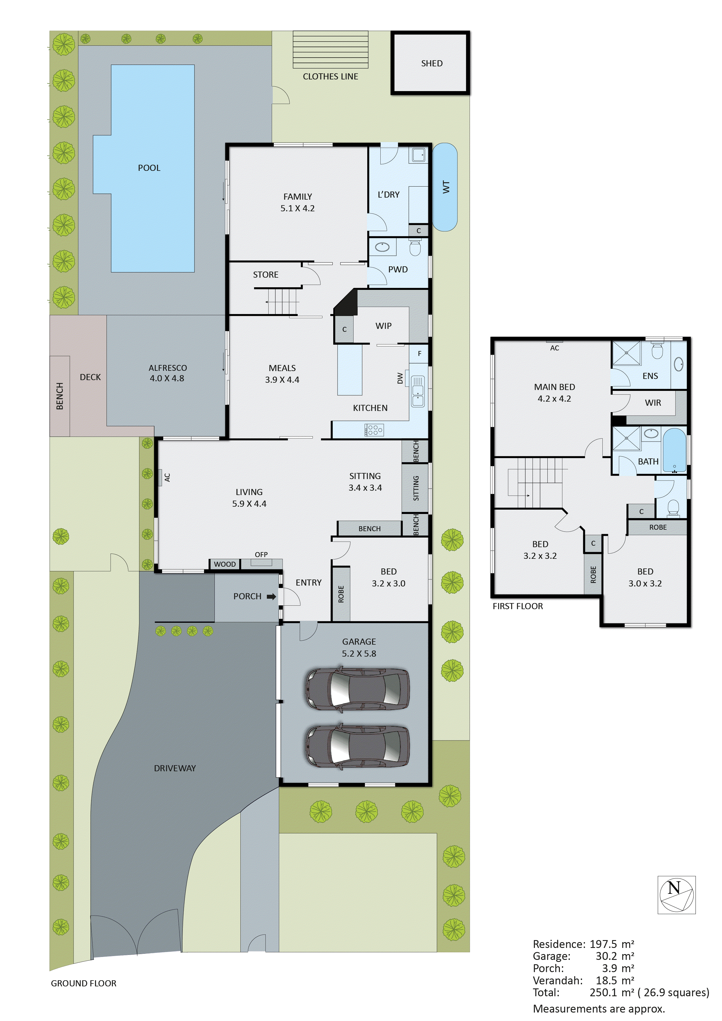 6 Lakeland Court, Dingley Village VIC 3172 - Floorplan
