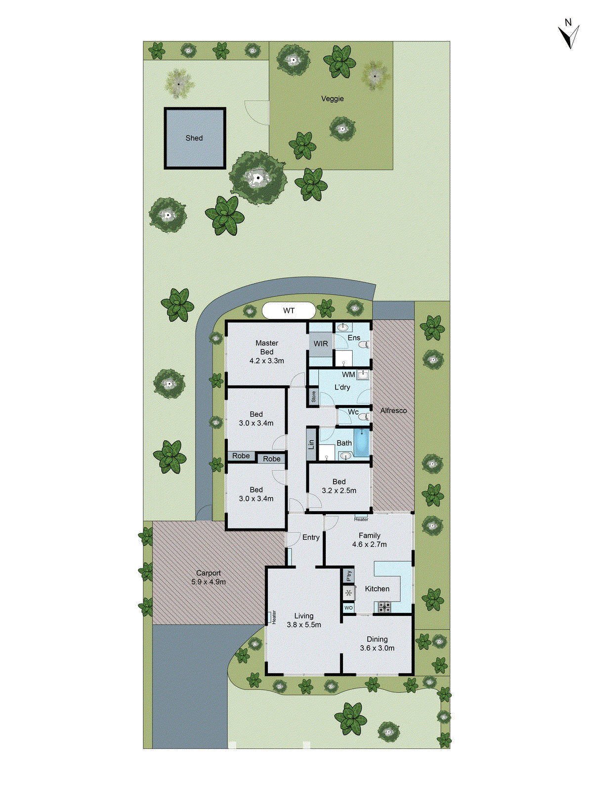 6 Lansdowne Court, Grovedale VIC 3216 - Floorplan