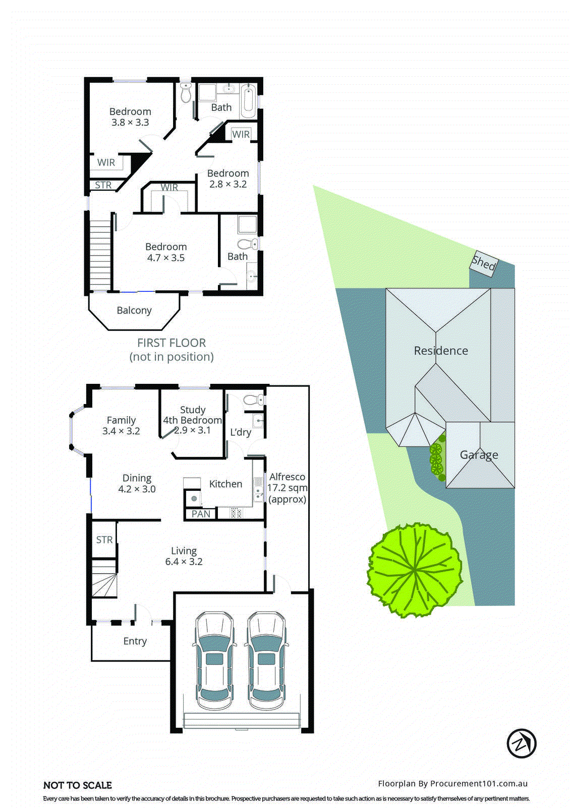 6 Leeson Place, Keysborough VIC 3173 - Floorplan