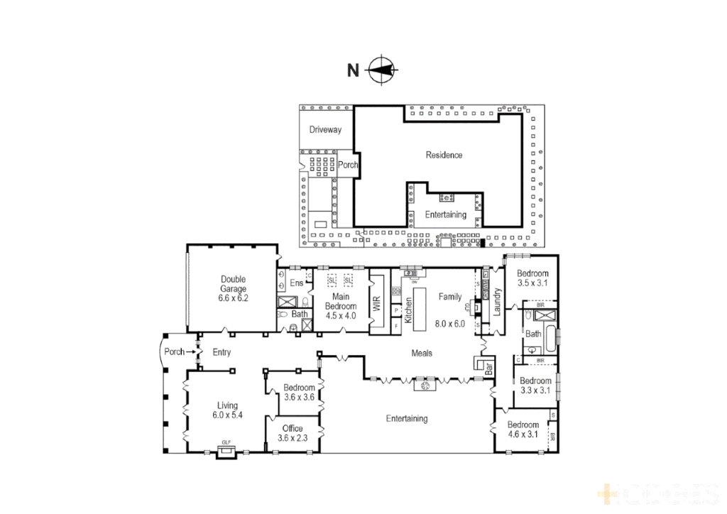 6 Lileura Avenue, BEAUMARIS VIC 3193 - Floorplan