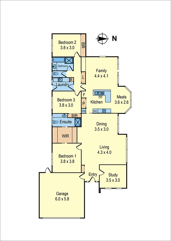 6 Lobelia Court, Dingley Village VIC 3172 - Floorplan