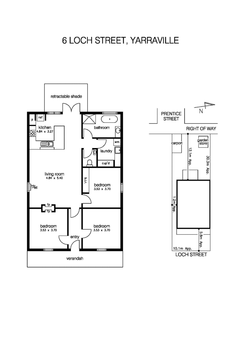 6 Loch Street, YARRAVILLE VIC 3013 - Floorplan