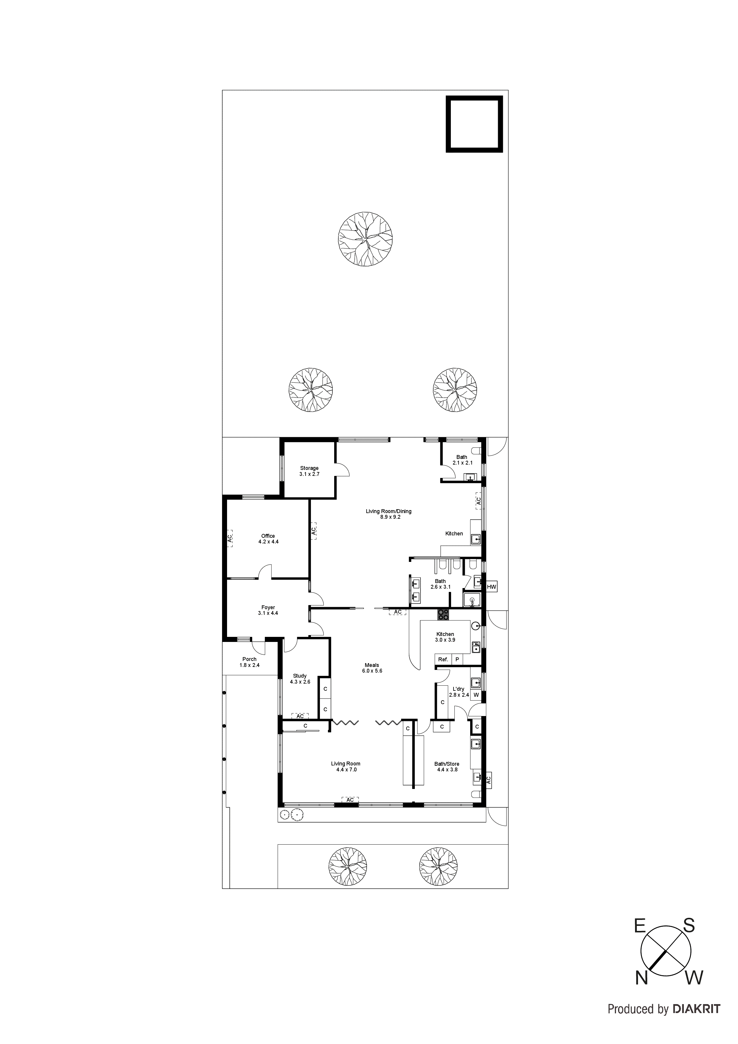 6 Lochiel Avenue, Edithvale VIC 3196 - Floorplan