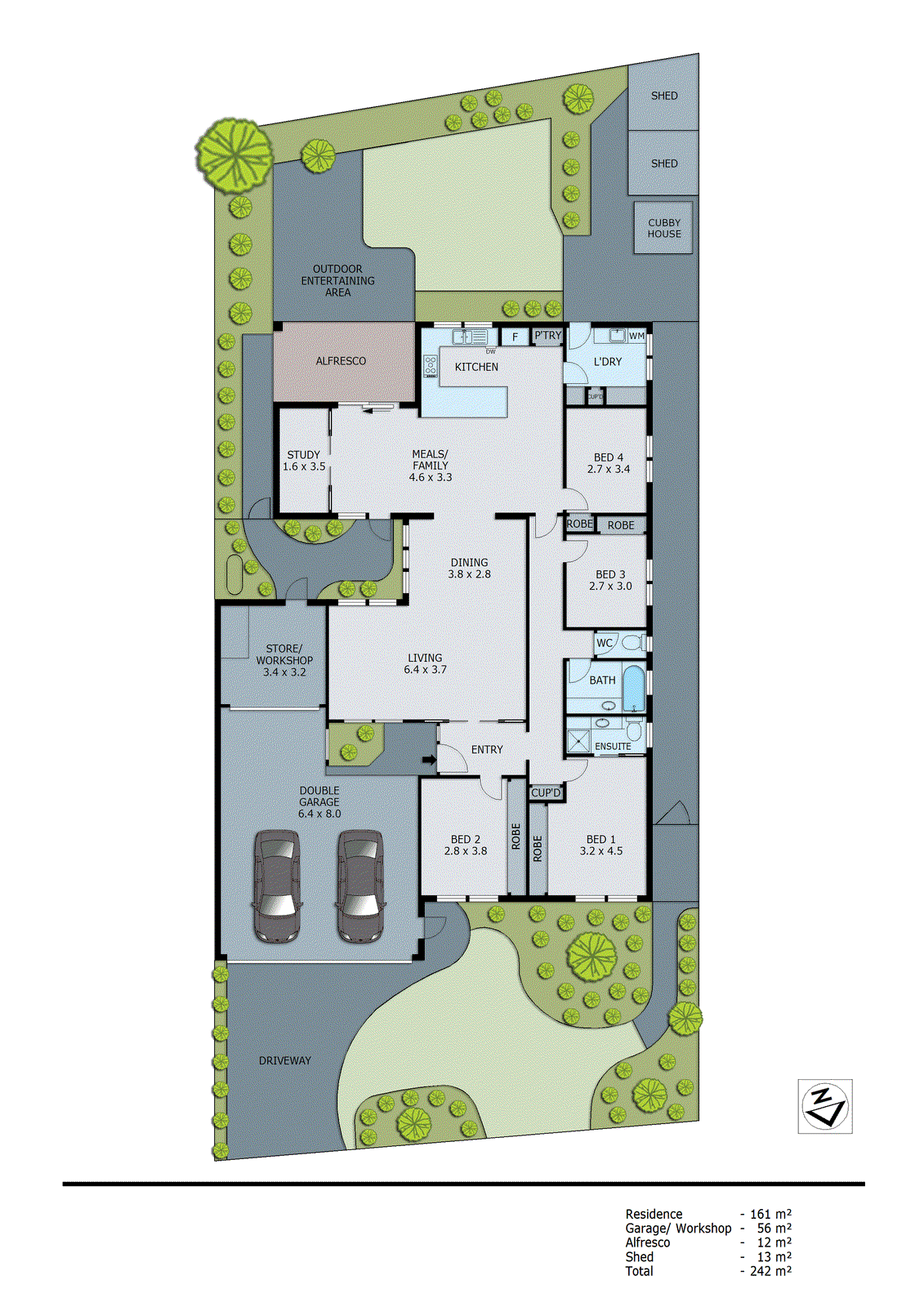 6 Lord Avenue, Dingley Village VIC 3172 - Floorplan