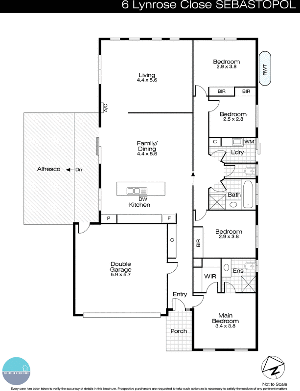 6 Lynrose Close, Sebastopol VIC 3356 - Floorplan
