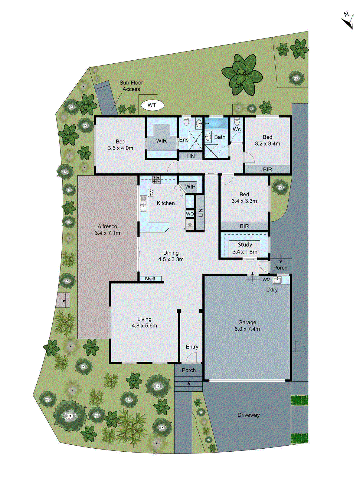 6 Madeline Drive, Wandana Heights VIC 3216 - Floorplan