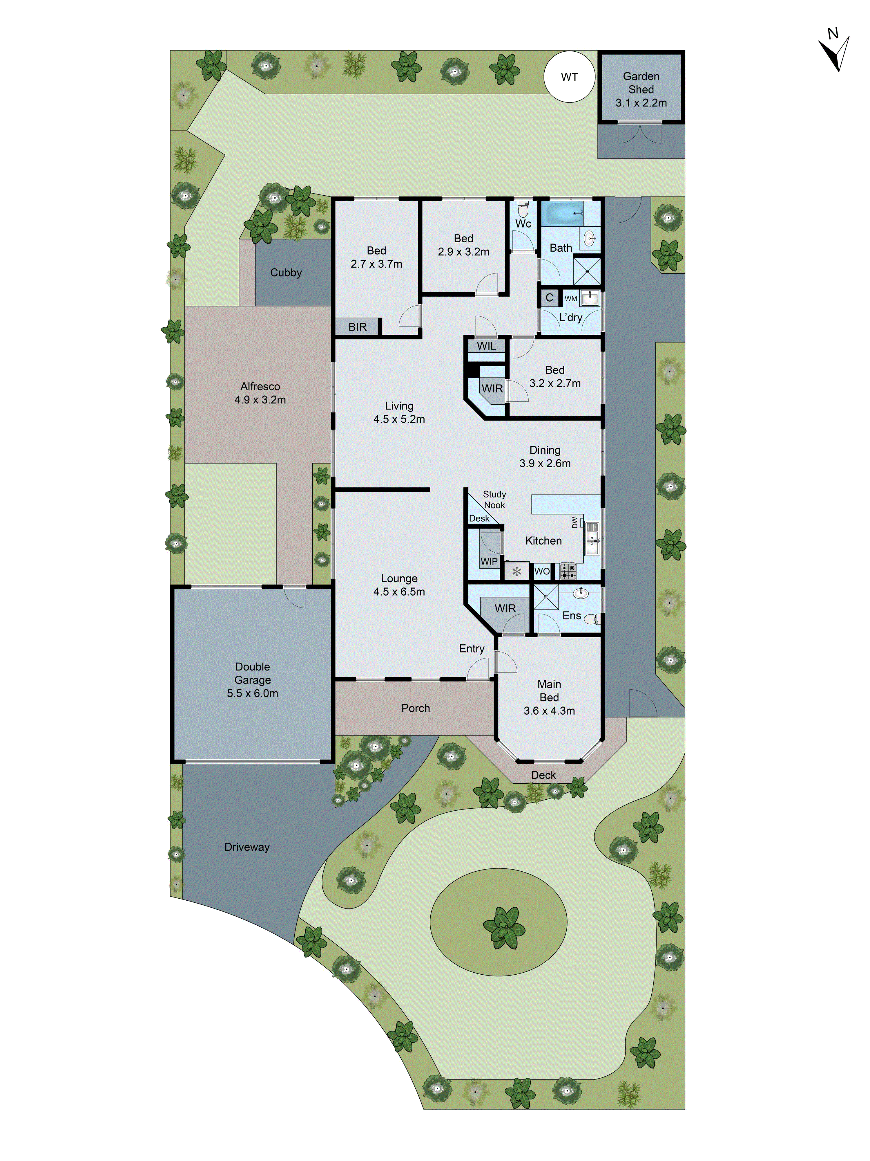 6 Malkeith Court, Grovedale VIC 3216 - Floorplan