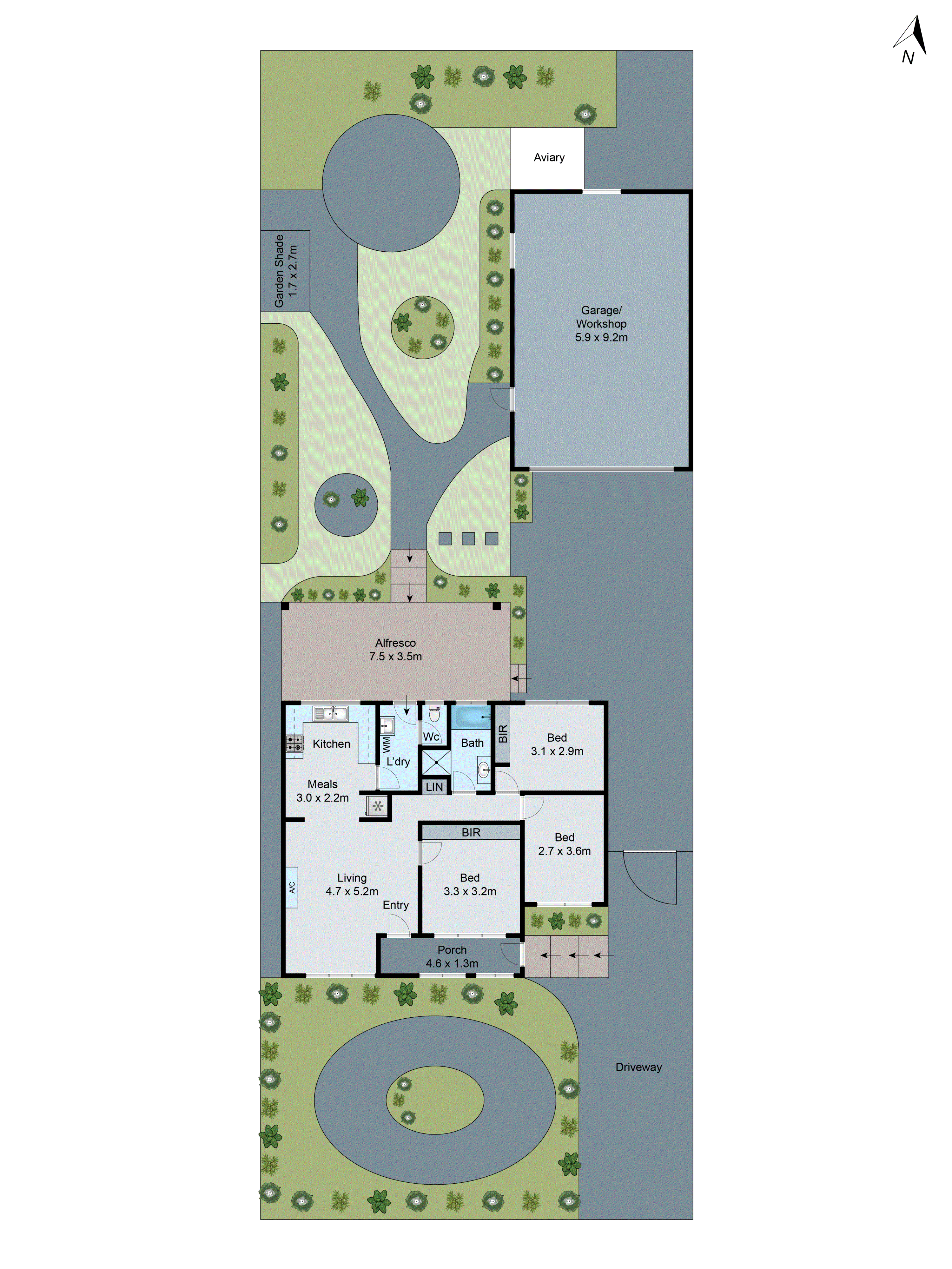 6 Marilyn Close, Corio VIC 3214 - Floorplan