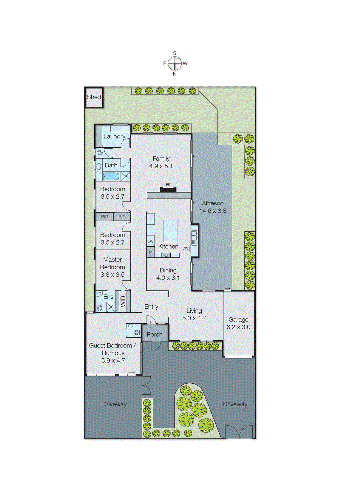 6 McArdle Street, Dingley Village VIC 3172 - Floorplan
