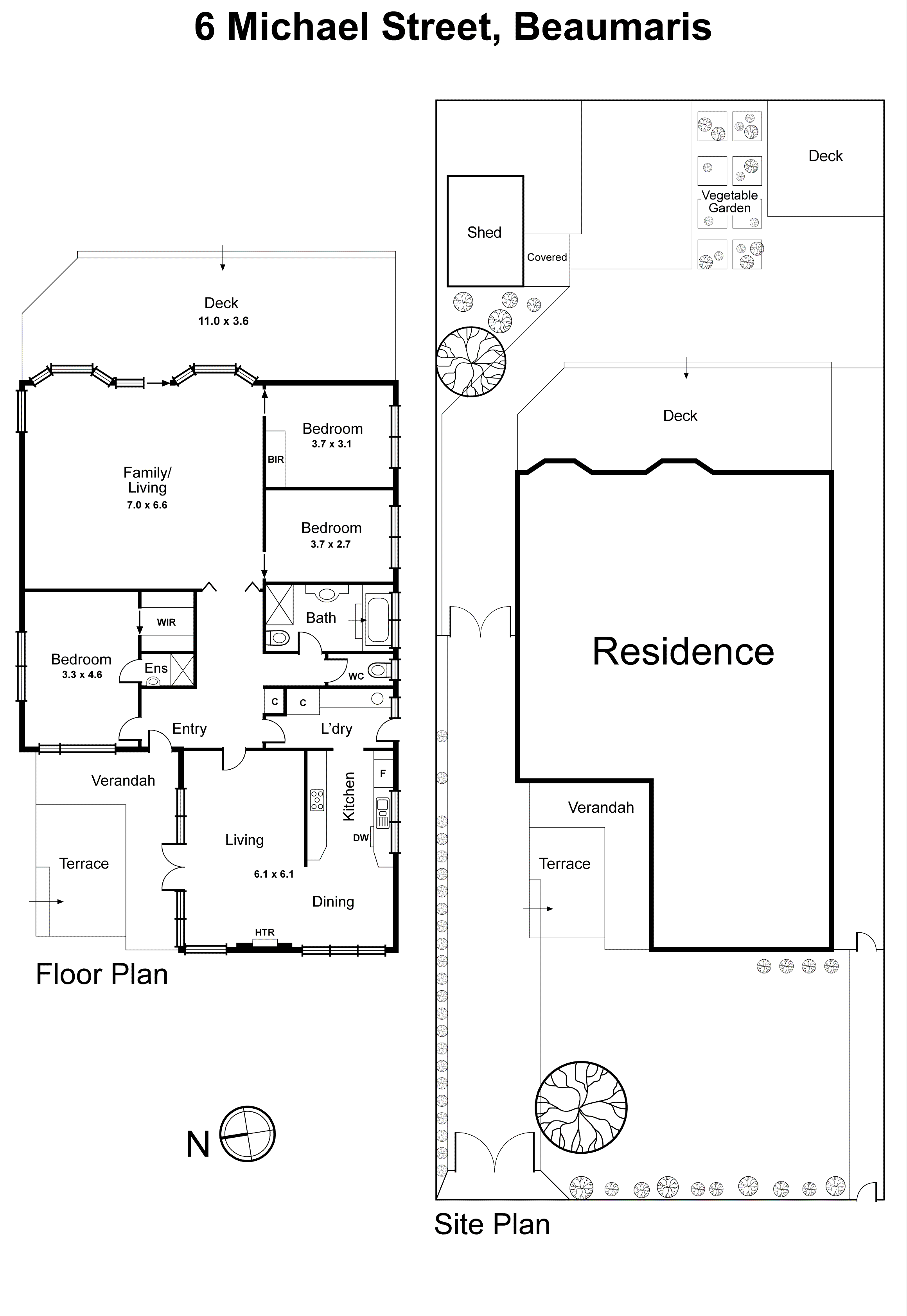 6 Michael Street, Beaumaris VIC 3193 - Floorplan