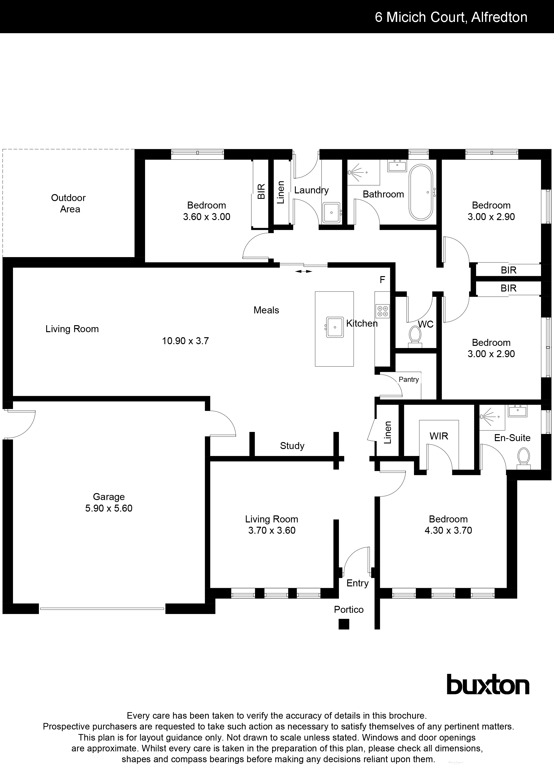 6 Micich Court, Alfredton VIC 3350 - Floorplan