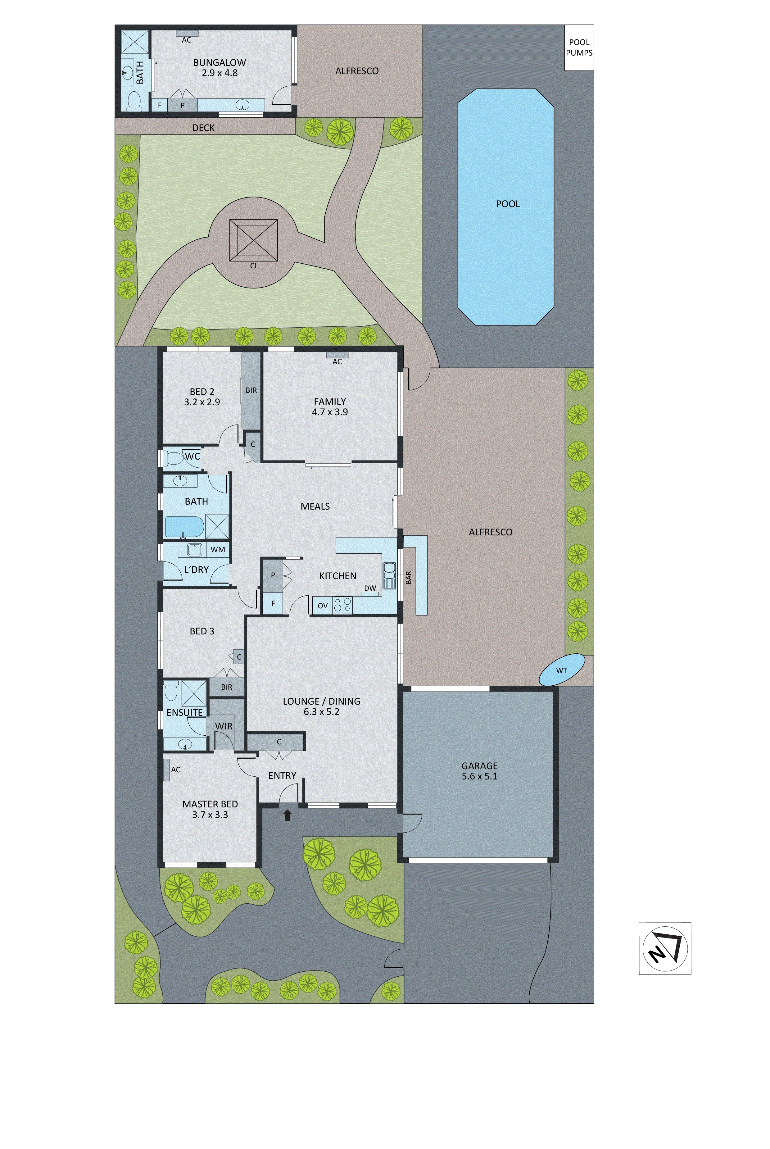 6 Narelle Drive, Aspendale Gardens VIC 3195 - Floorplan