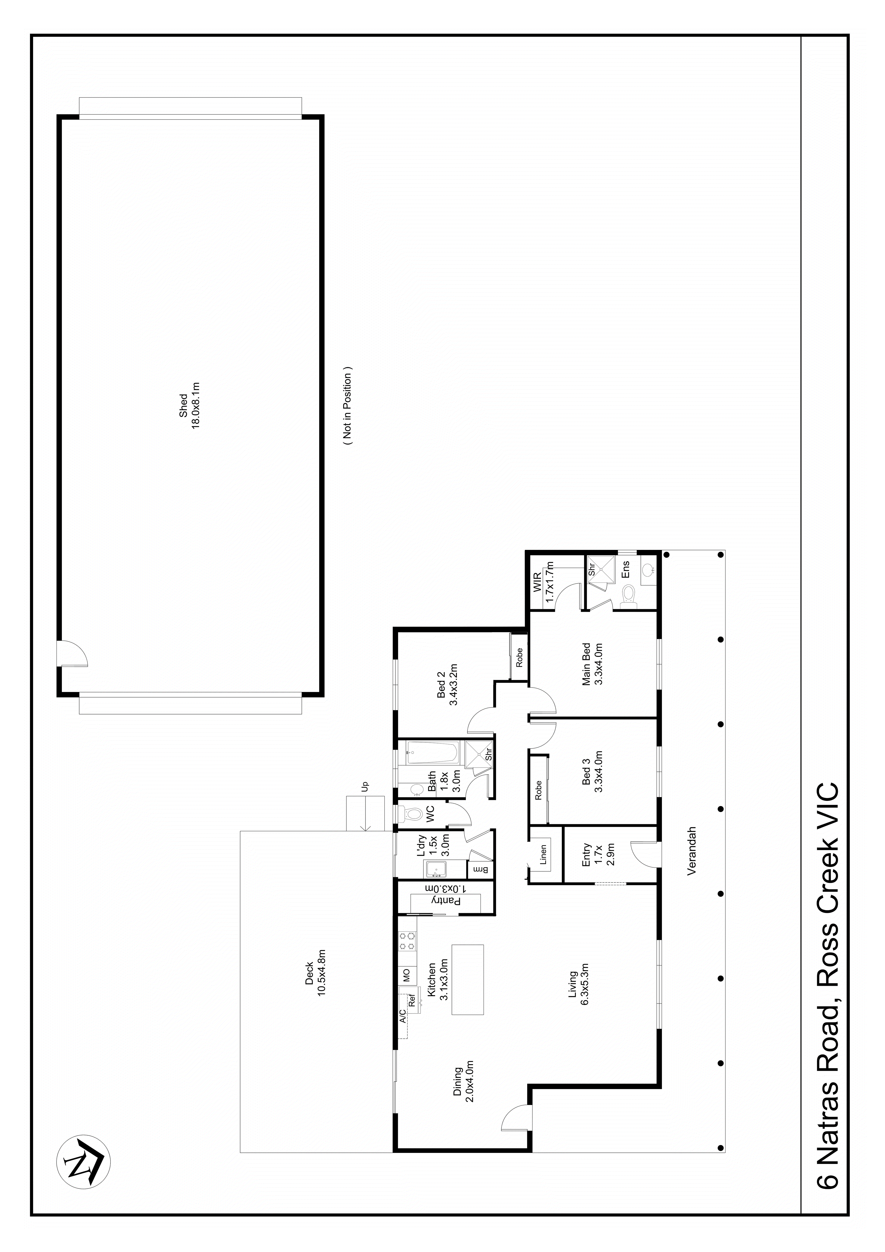 6 Natrass Road, Ross Creek VIC 3351 - Floorplan