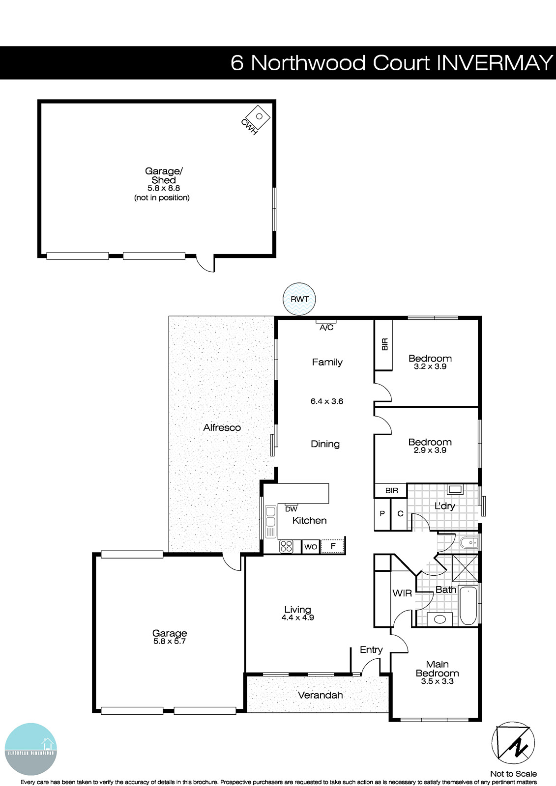 6 Northwood Court, Invermay Park VIC 3350 - Floorplan