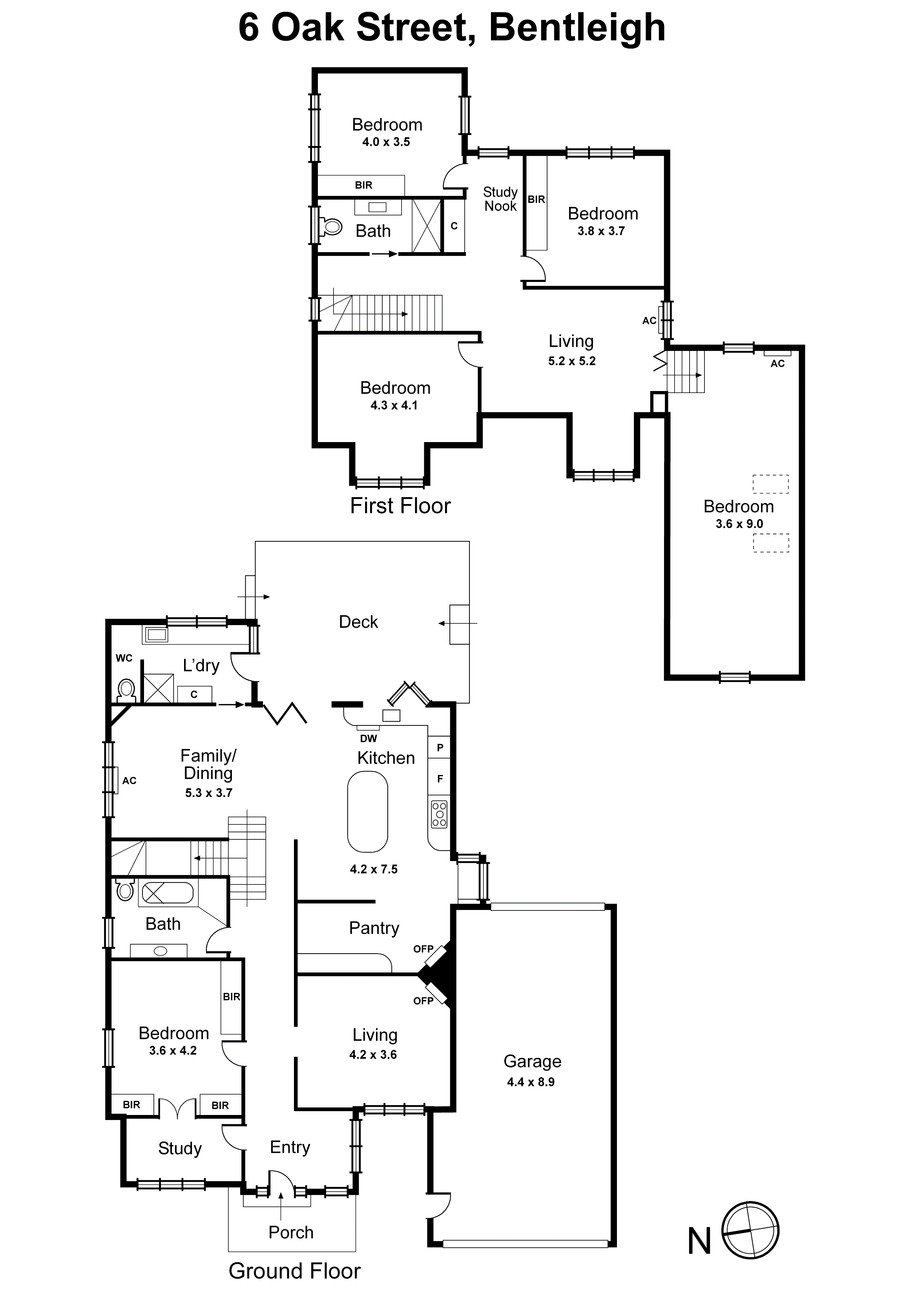 6 Oak Street, Bentleigh VIC 3204 - Floorplan