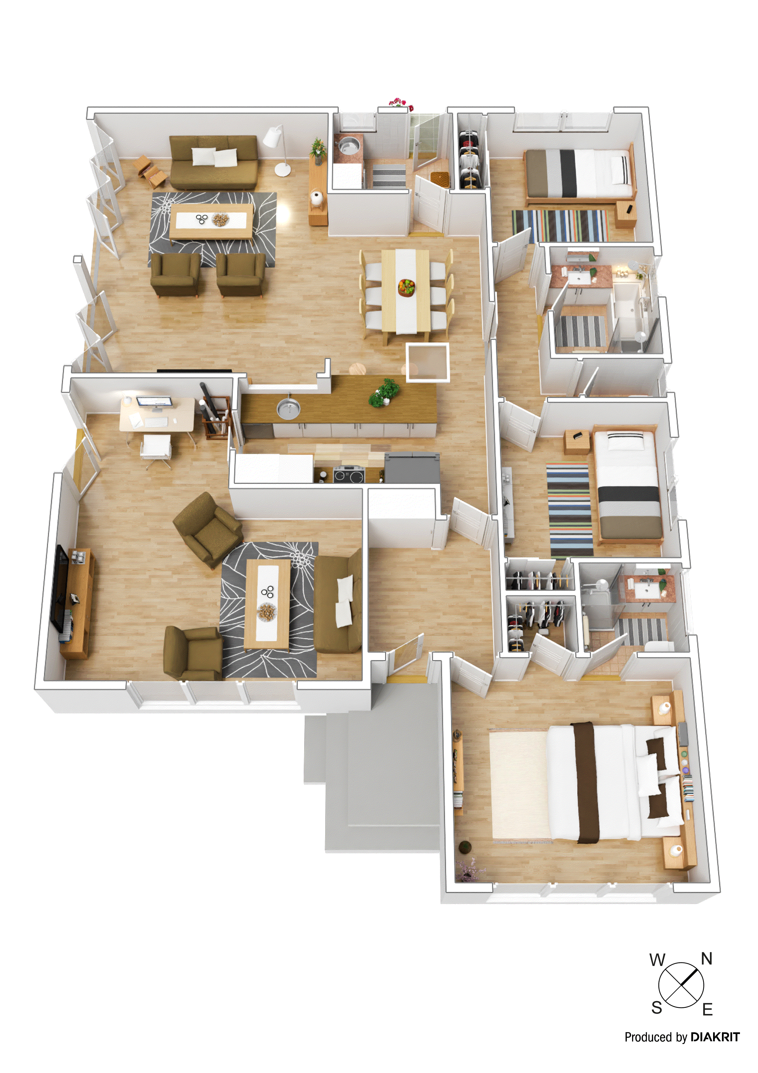 6 Oakbank Court, Wheelers Hill VIC 3150 - Floorplan