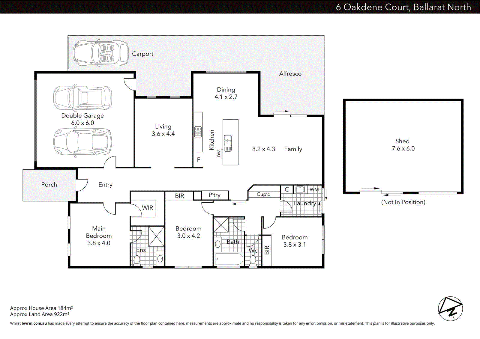 6 Oakdene Court, Ballarat North VIC 3350 - Floorplan