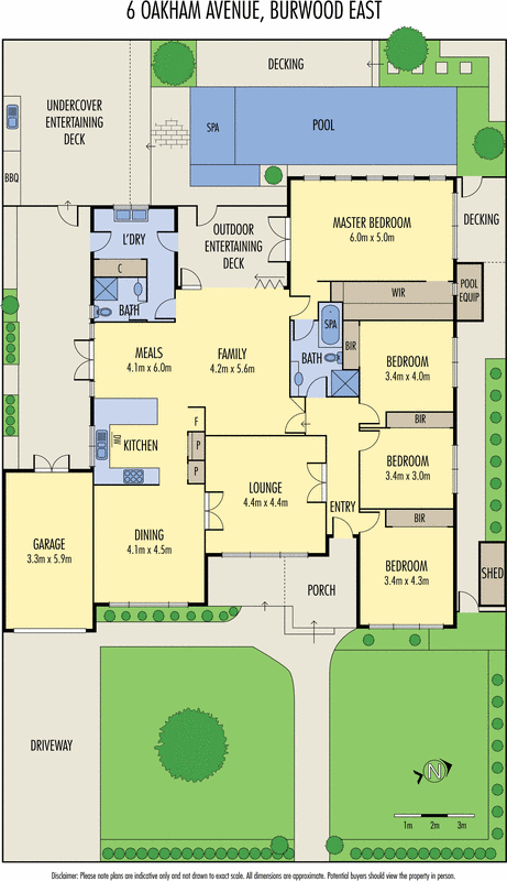 6 Oakham Avenue, Burwood East VIC 3151 - Floorplan