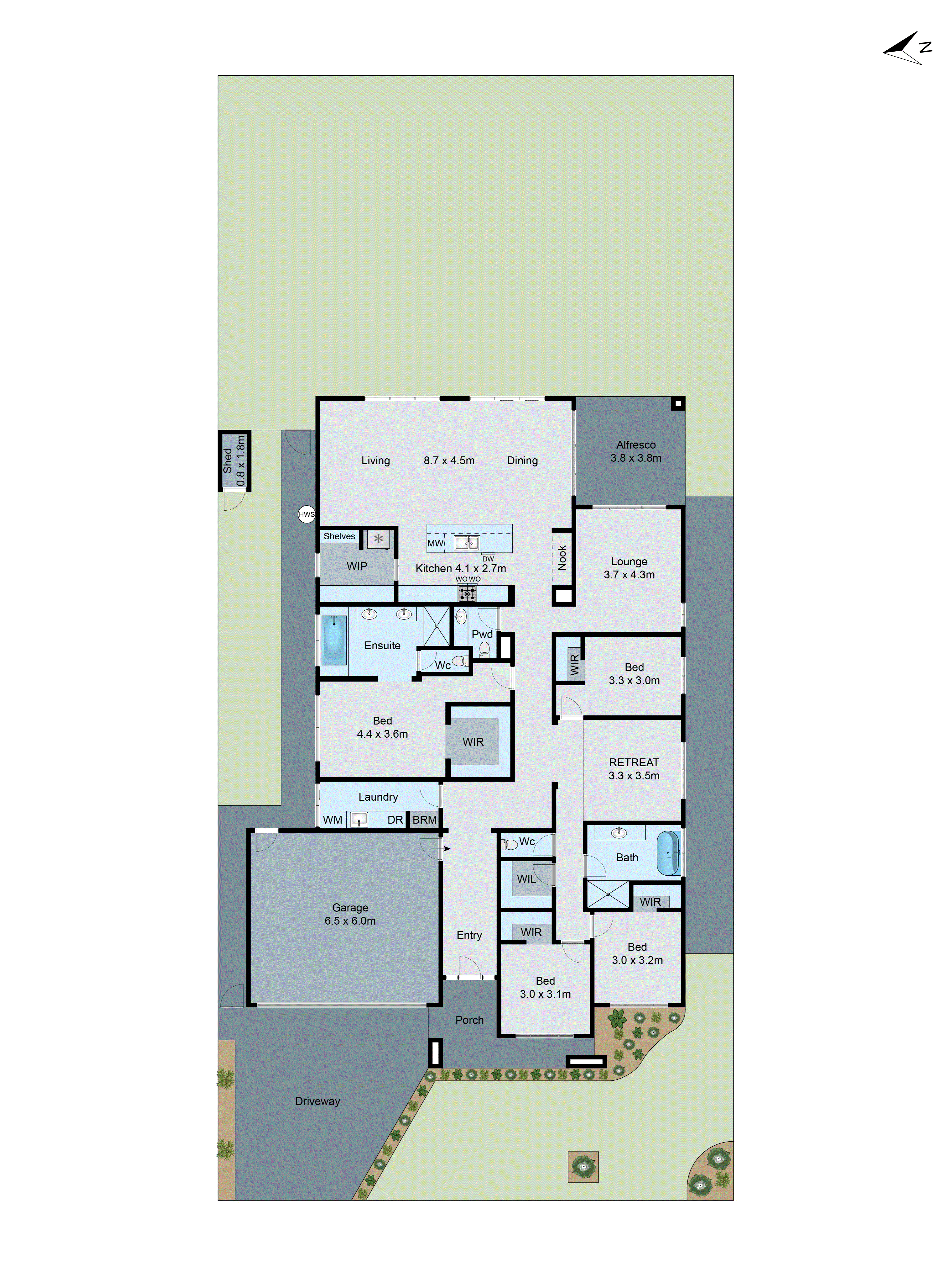 6 Pascal Crescent, Mount Duneed VIC 3217 - Floorplan