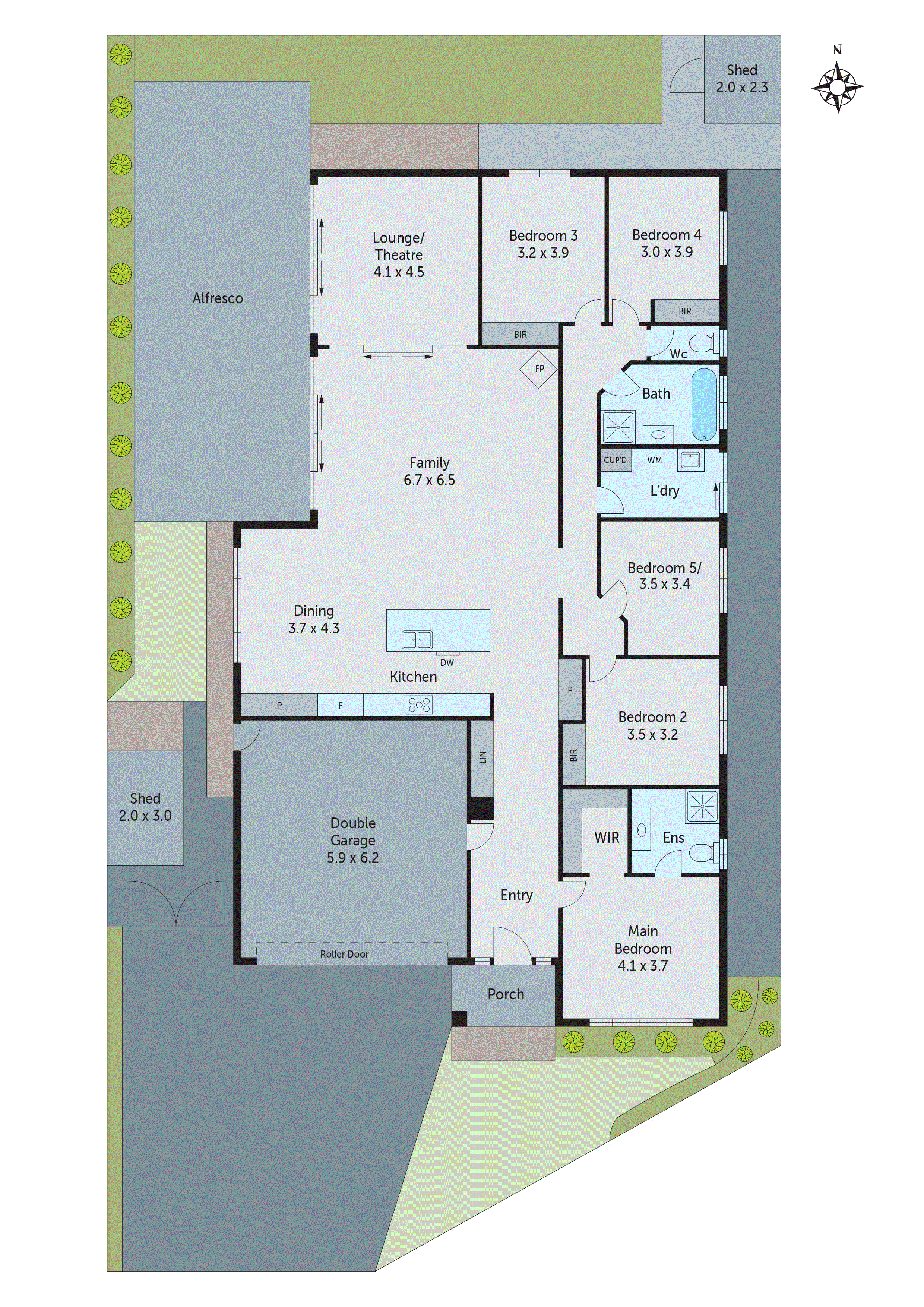 6 Pescia Court, Leopold VIC 3224 - Floorplan