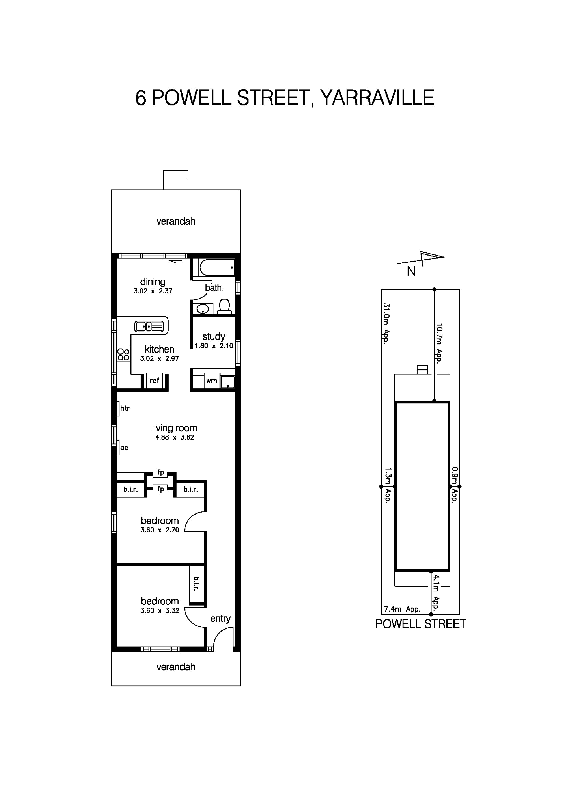 6 Powell Street, YARRAVILLE VIC 3013 - Floorplan