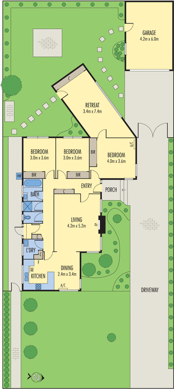 6 Pride Avenue, Hamlyn Heights VIC 3215 - Floorplan