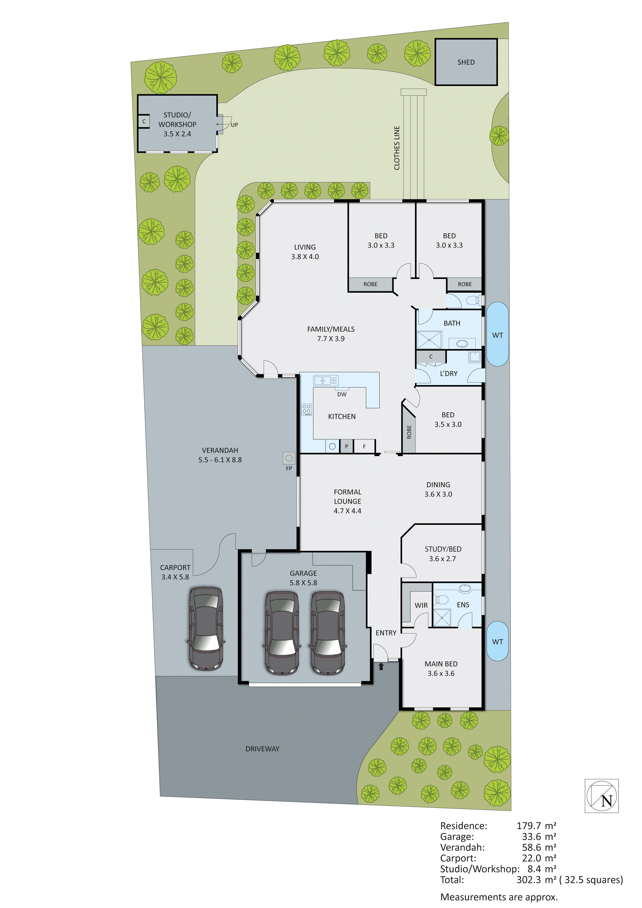 6 Reumah Place, Aspendale Gardens VIC 3195 - Floorplan