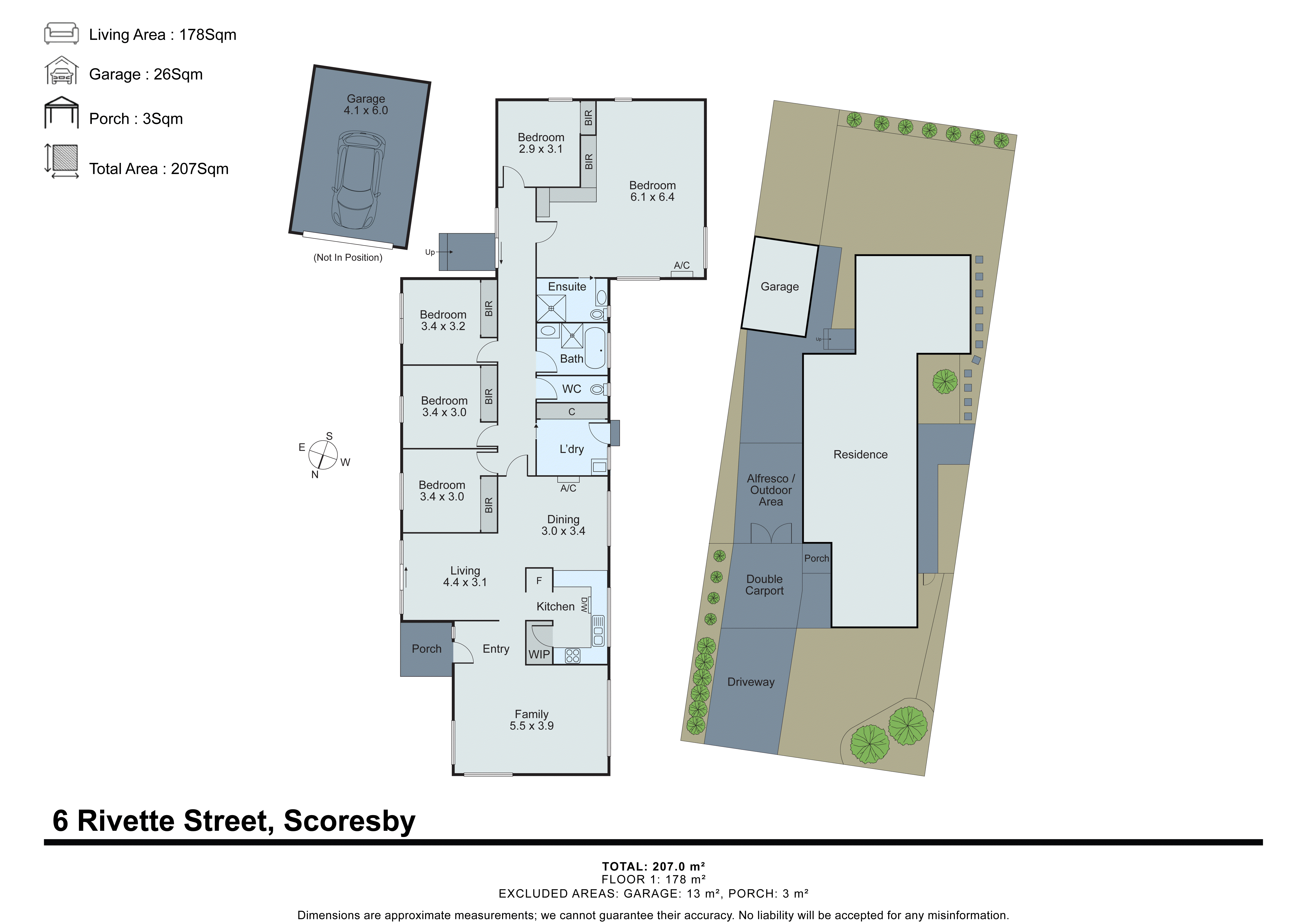 6 Rivette Street, Scoresby VIC 3179 - Floorplan