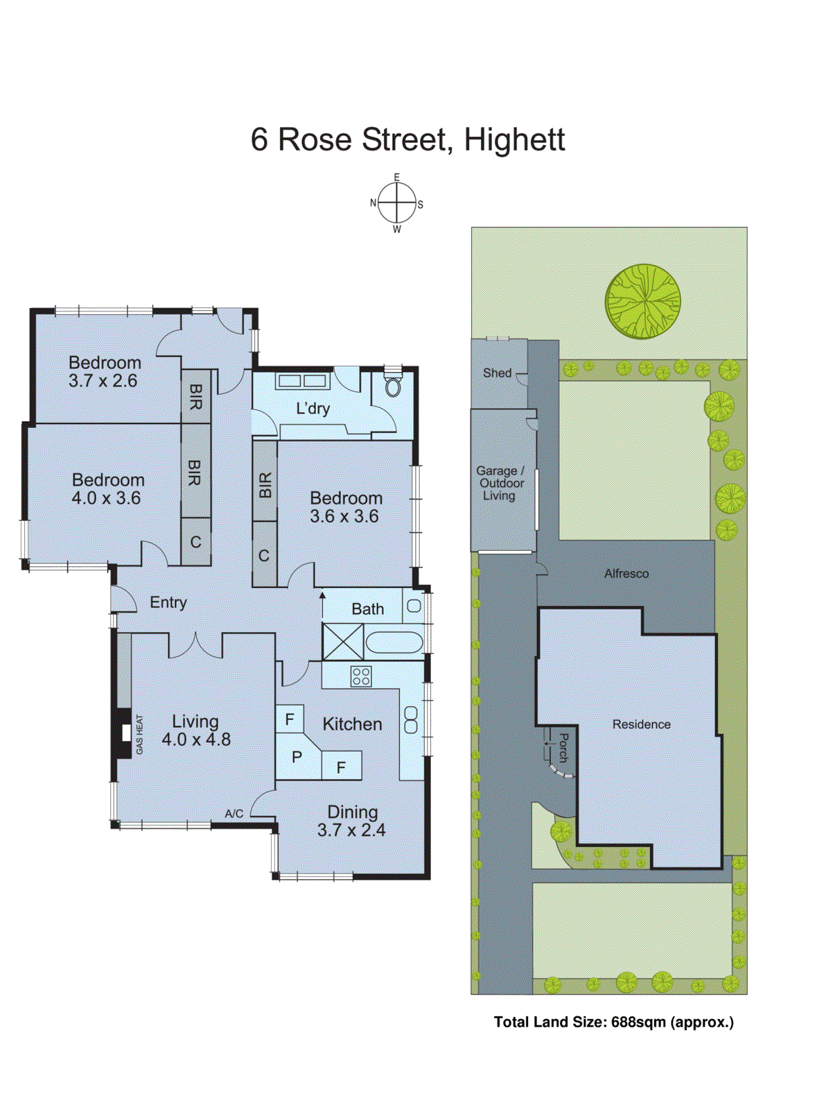 6 Rose Street, Highett VIC 3190 - Floorplan