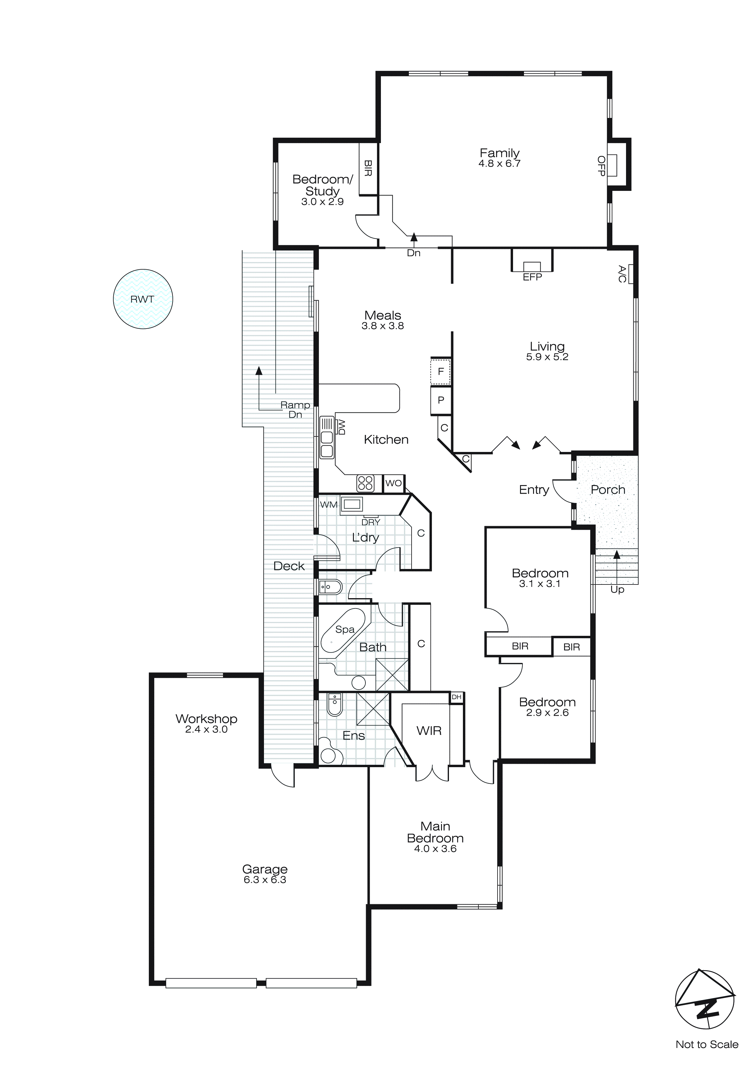 6 Rotherwood Street, Wendouree VIC 3355 - Floorplan