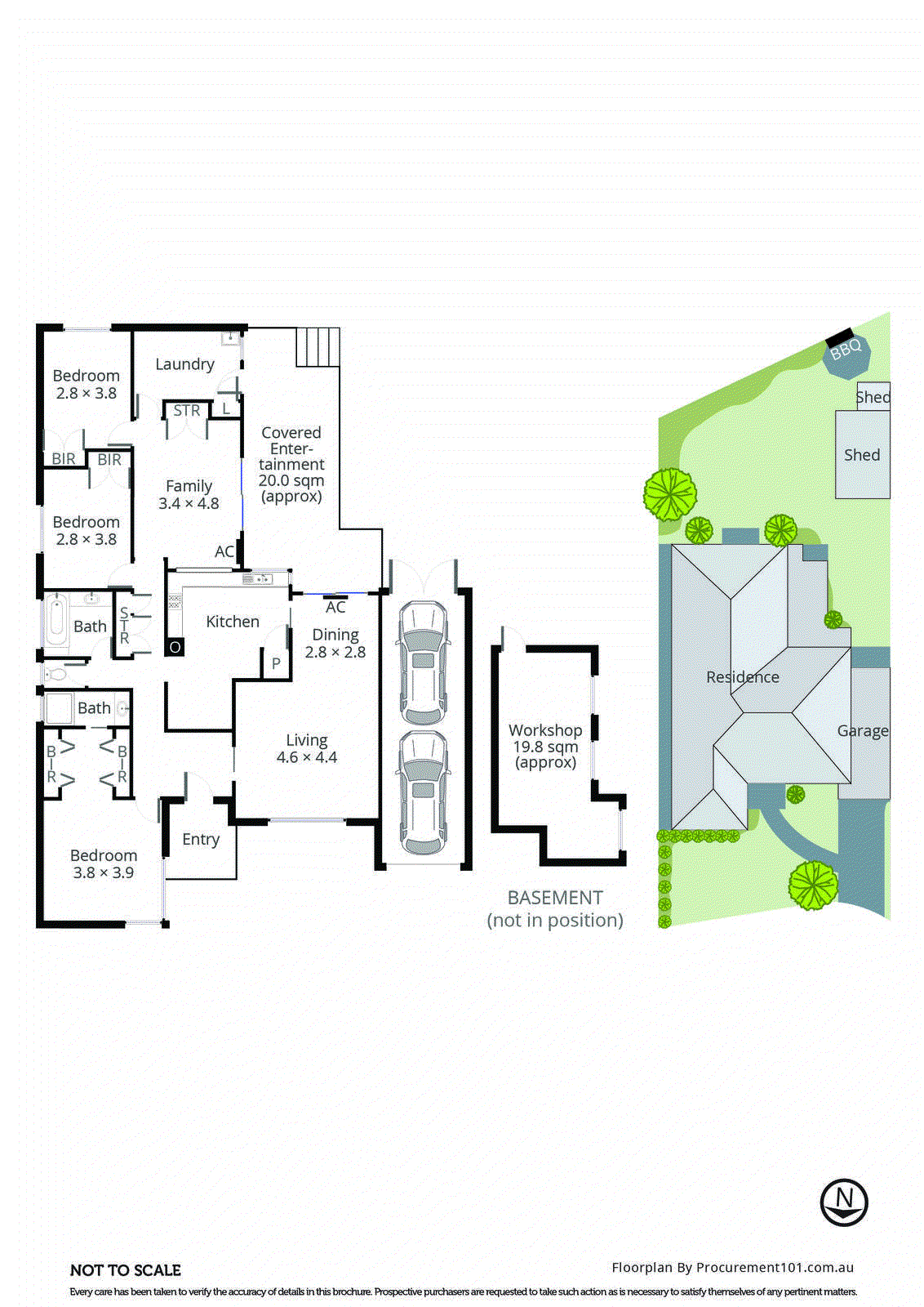 6 Russet Court, Keysborough VIC 3173 - Floorplan