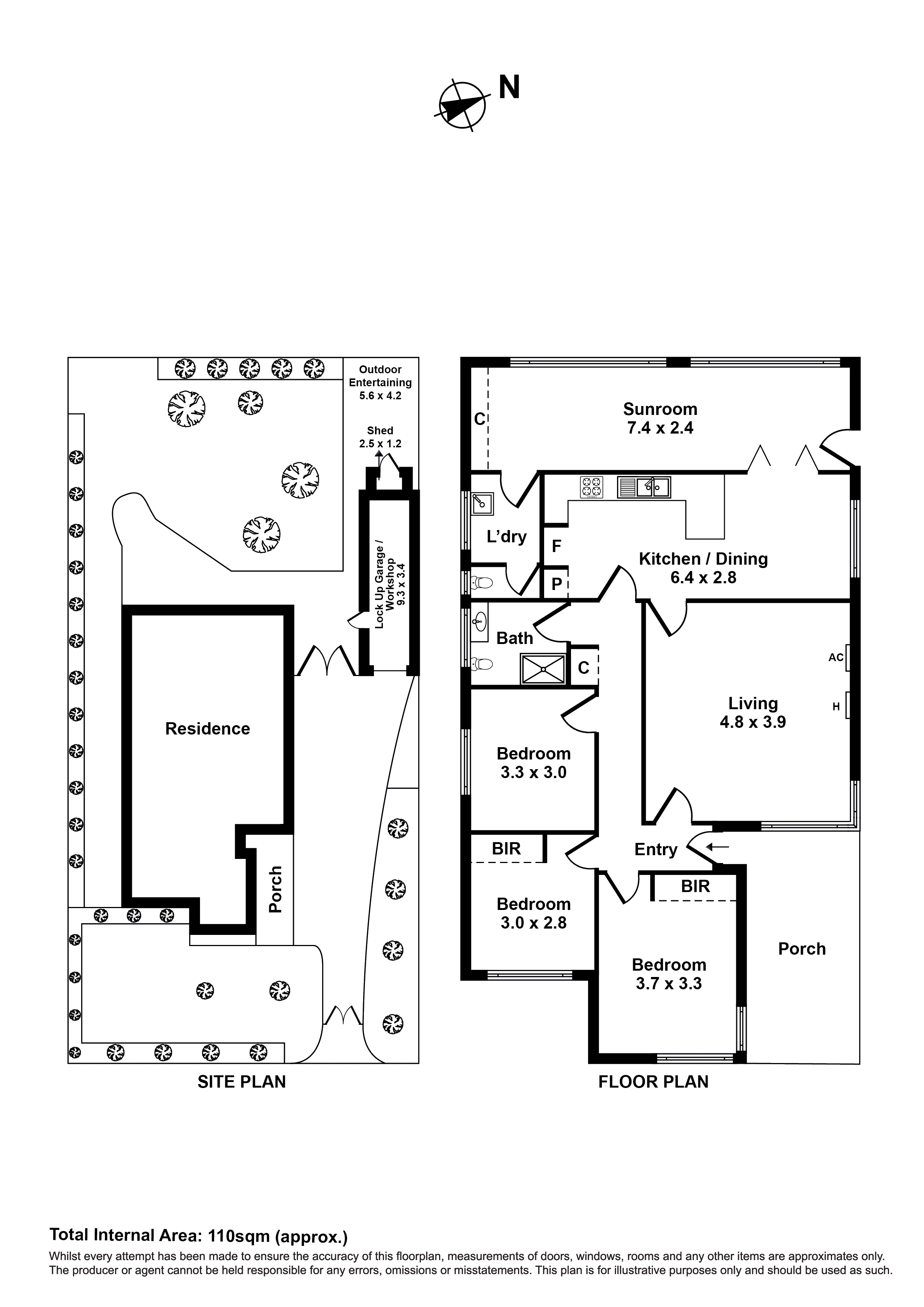 6 Saltley Street, South Kingsville VIC 3015 - Floorplan