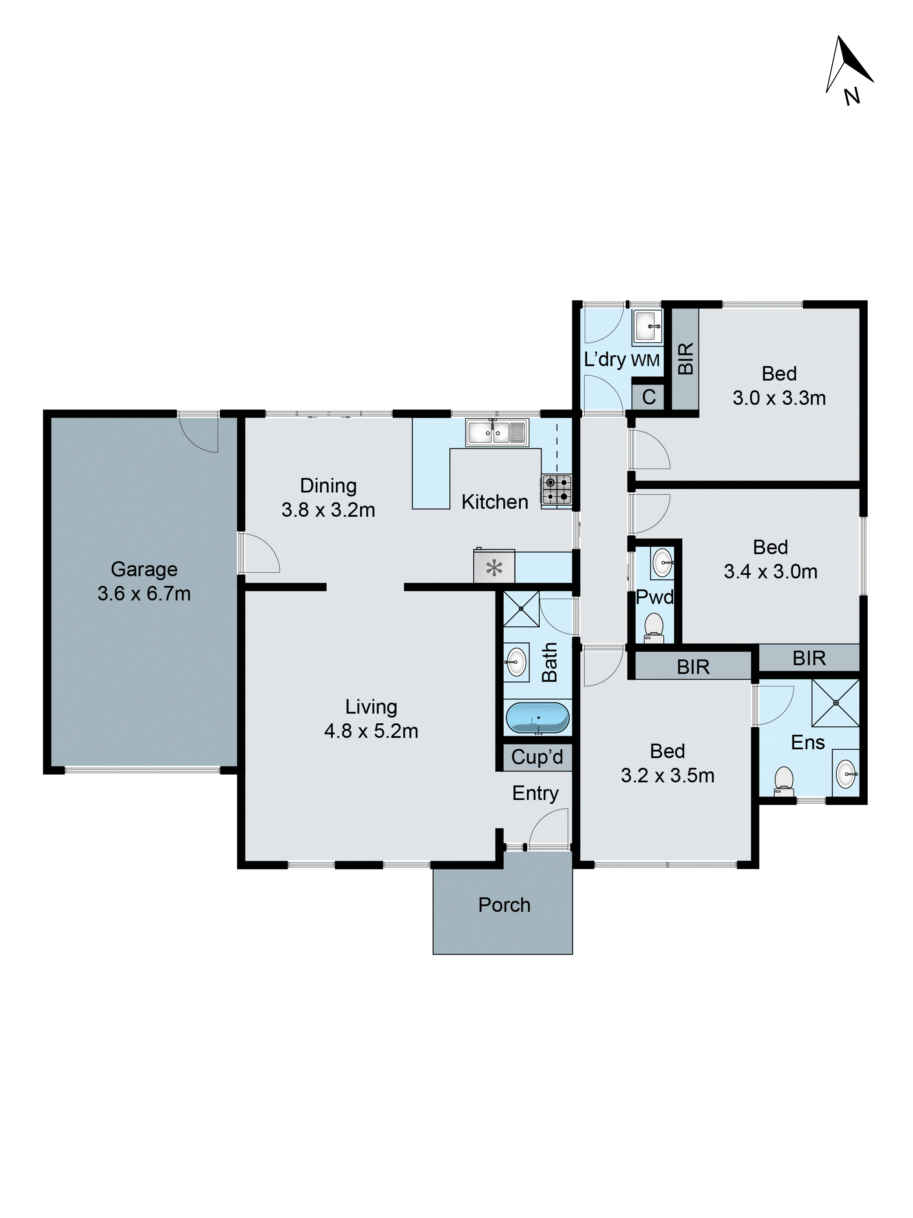 6 Salvia Street, Norlane VIC 3214 - Floorplan