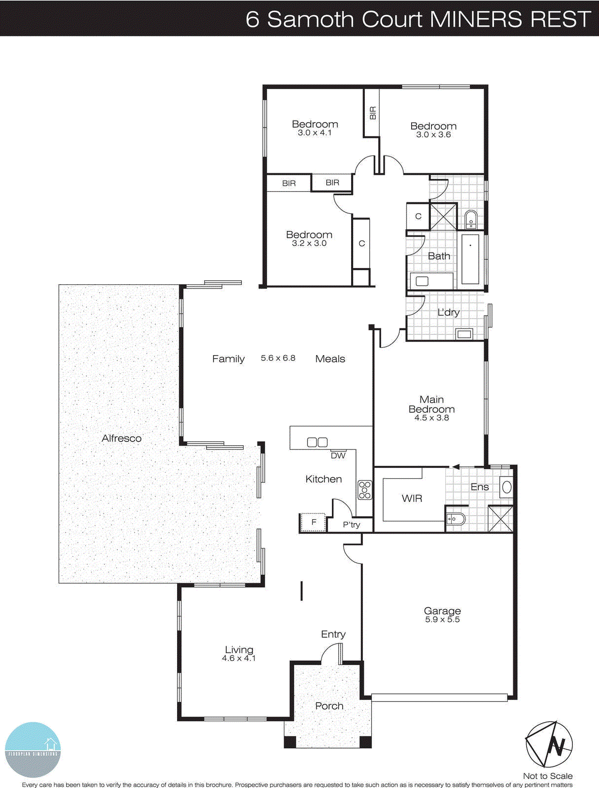 6 Samoth Court, Miners Rest VIC 3352 - Floorplan