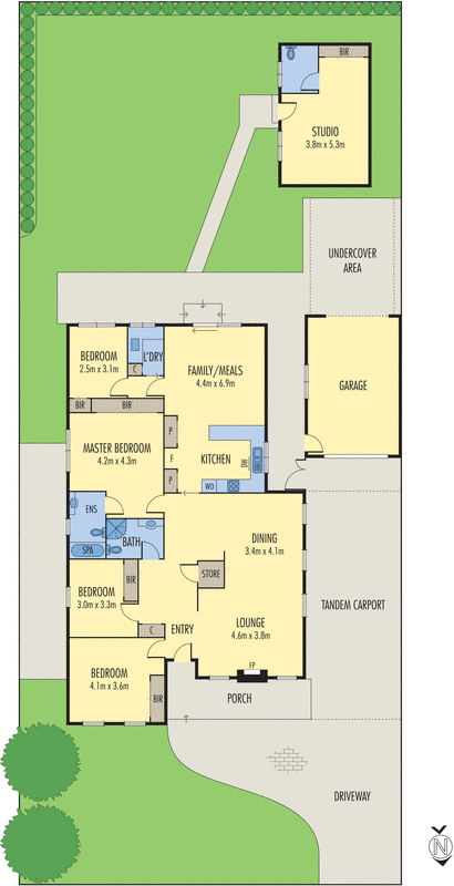 6 Shanahan Crescent, Mckinnon VIC 3204 - Floorplan