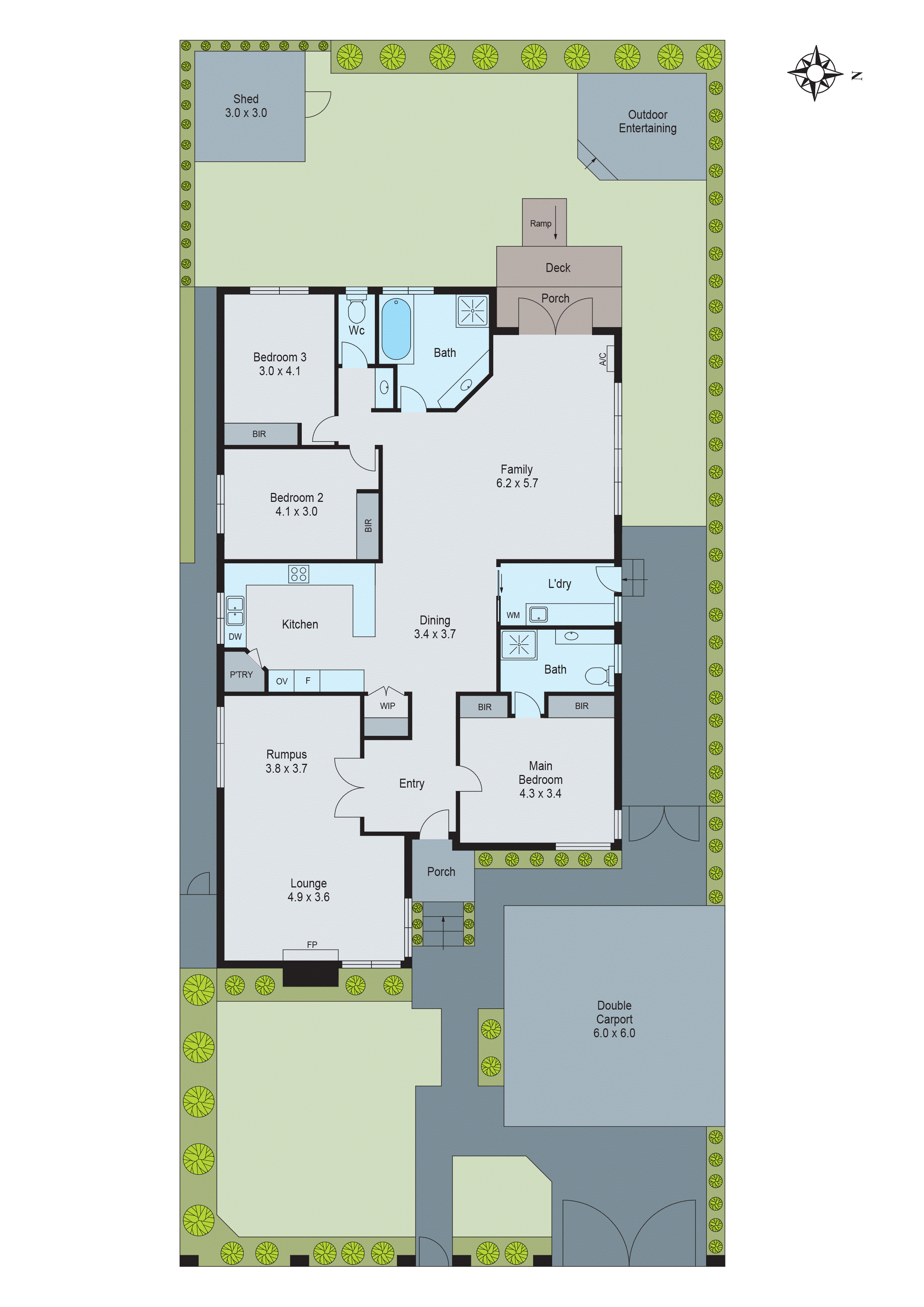 6 Shelley Avenue, Newtown VIC 3220 - Floorplan