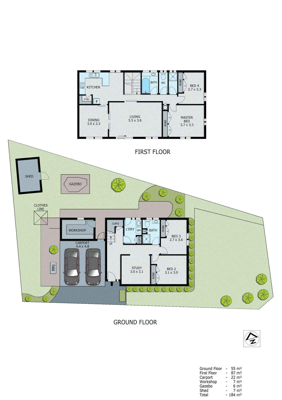 6 St Cuthberts Avenue, Dingley Village VIC 3172 - Floorplan