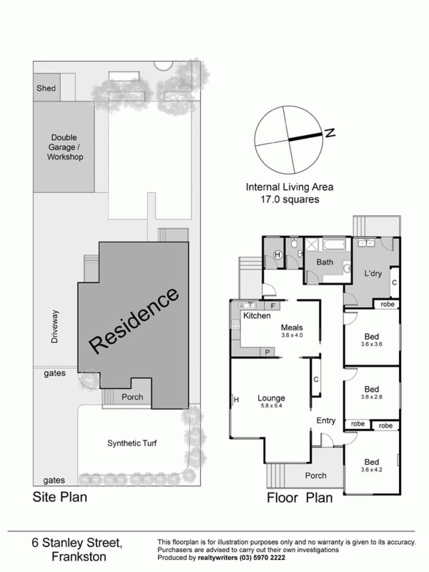 6 Stanley Street, FRANKSTON VIC 3199 - Floorplan