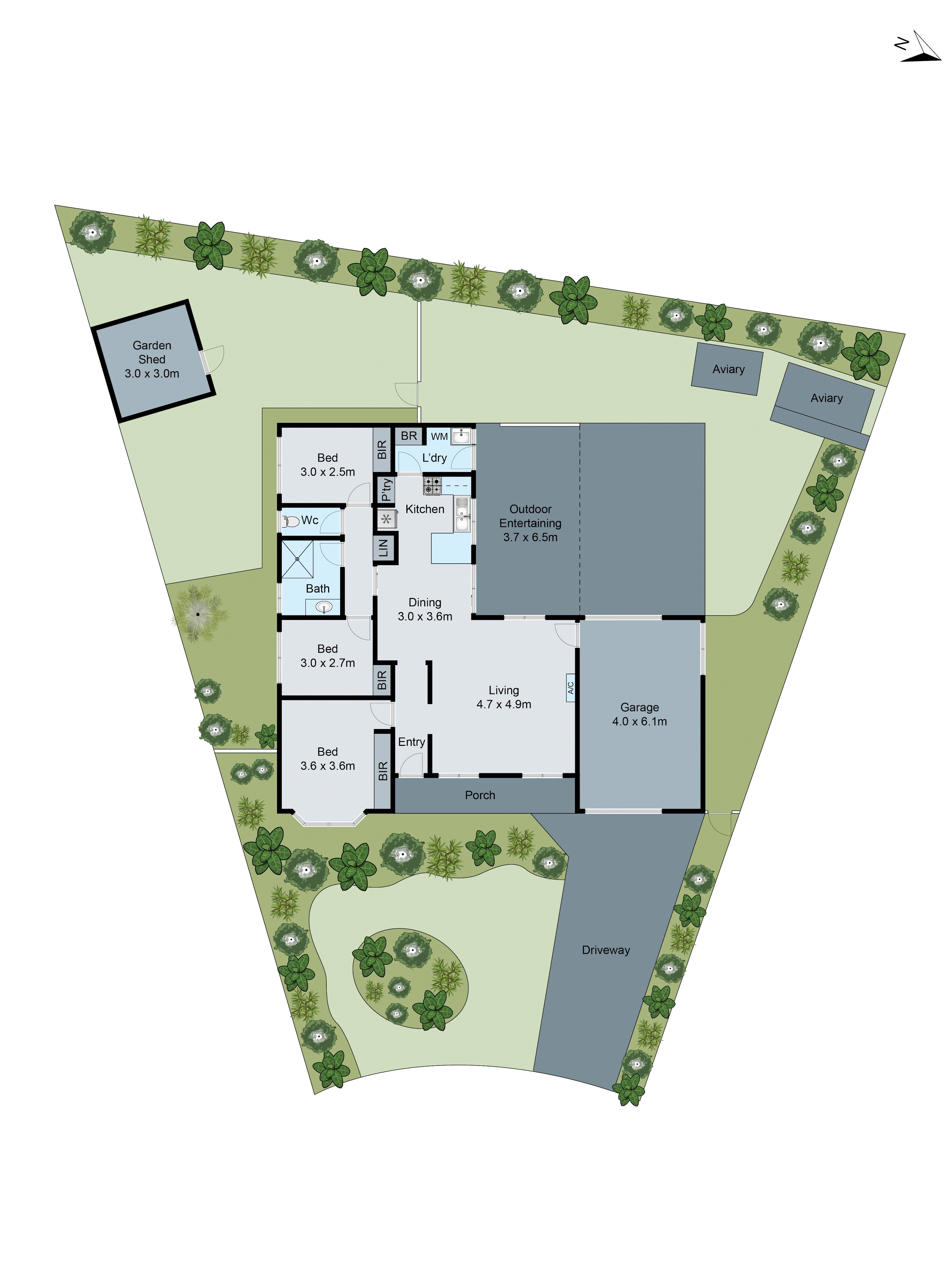 6 Sten Court, Corio VIC 3214 - Floorplan