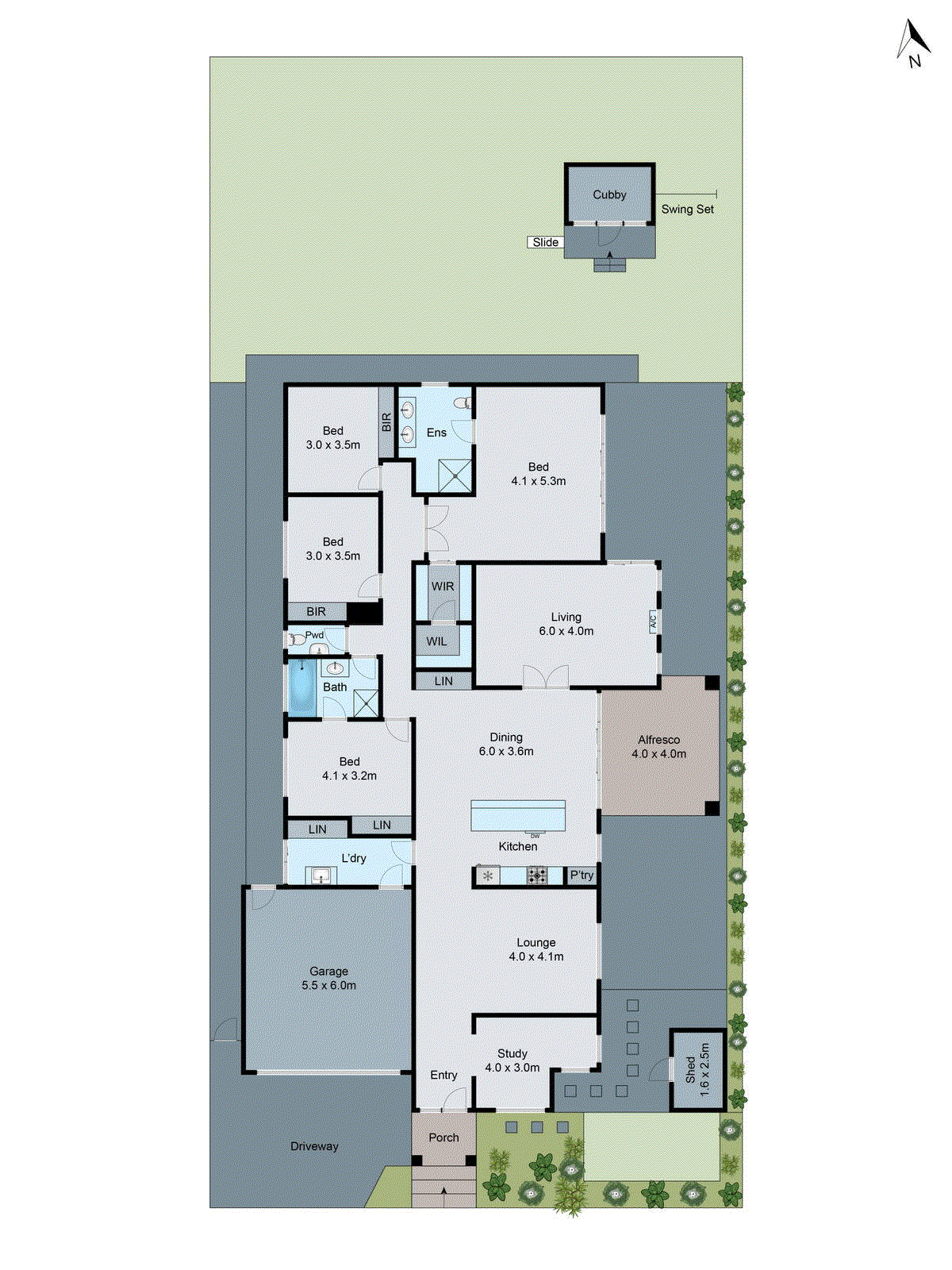 6 Sugargum Drive, Waurn Ponds VIC 3216 - Floorplan