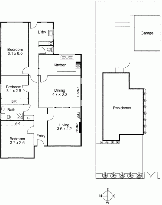 6 Sunnyside Grove, BENTLEIGH VIC 3204 - Floorplan