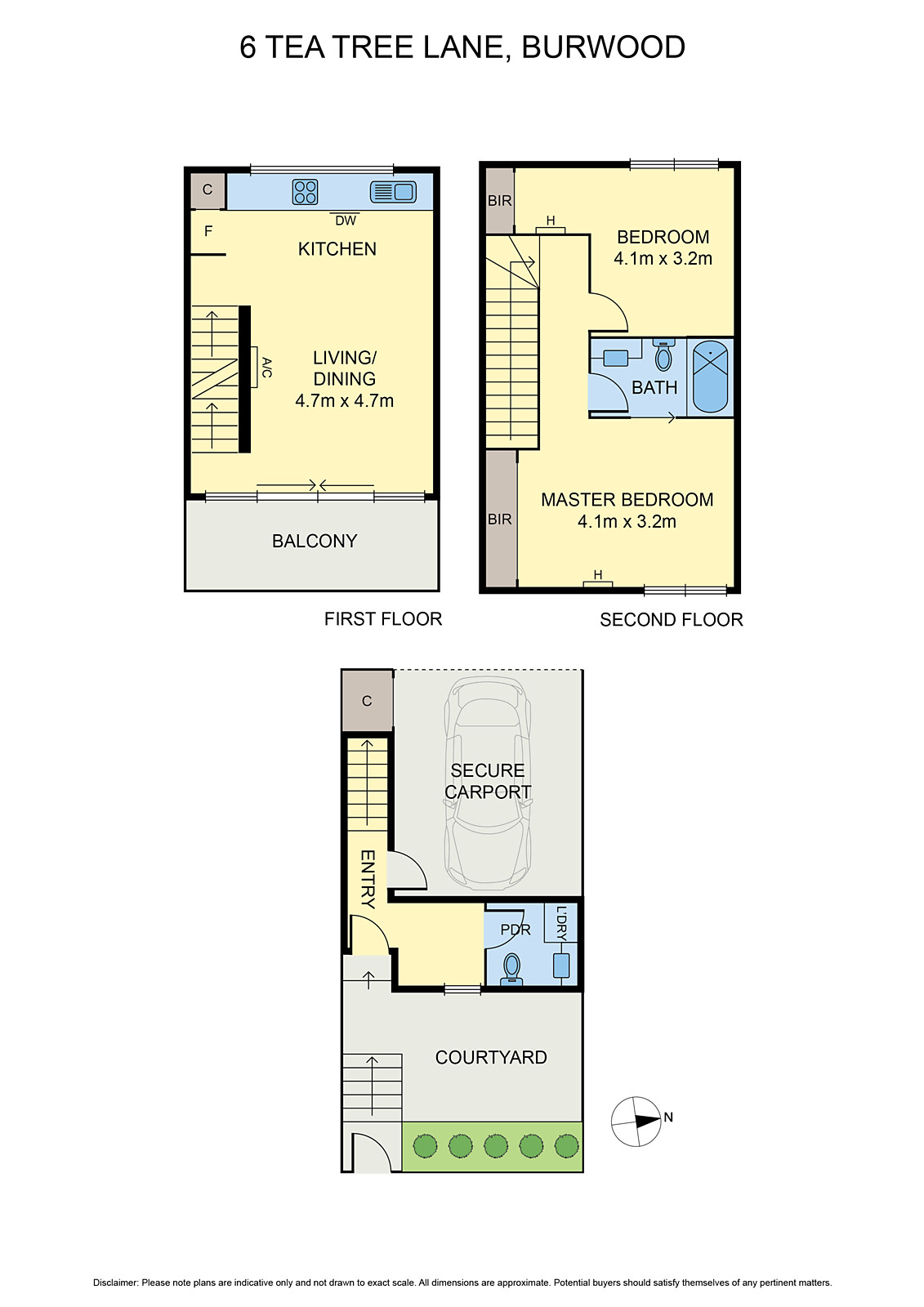 6 Tea Tree Lane, Burwood VIC 3125 - Floorplan