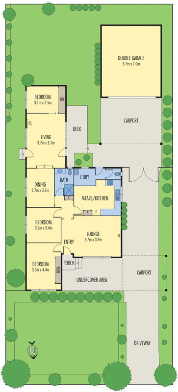 6 Trent Court, Burwood East VIC 3151 - Floorplan
