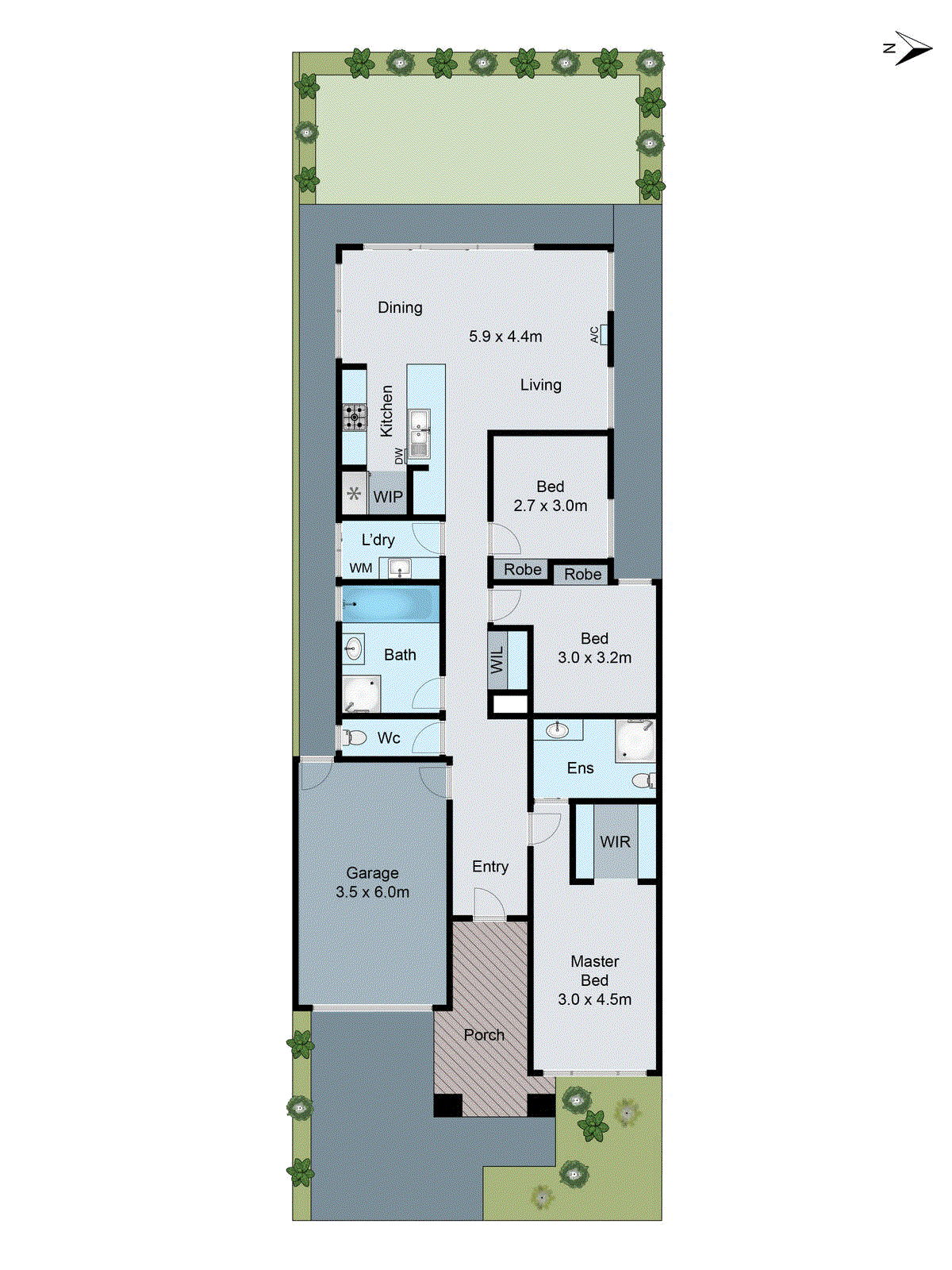 6 Trent Crescent, Charlemont VIC 3217 - Floorplan
