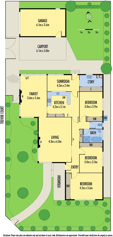 6 Turkeith Avenue, Herne Hill VIC 3218 - Floorplan