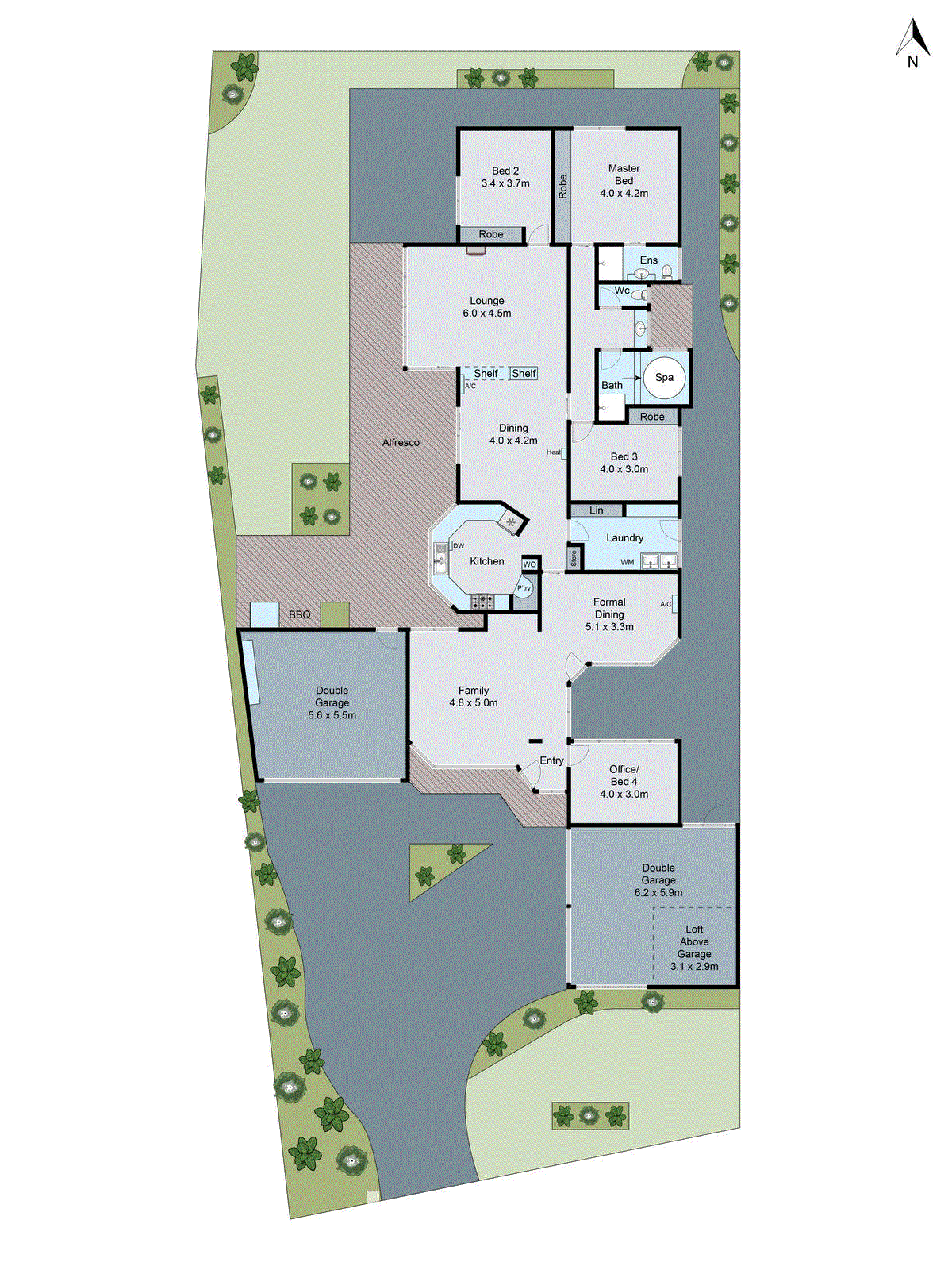 6 Villea Avenue, Grovedale VIC 3216 - Floorplan