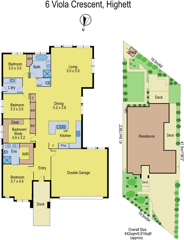 6 Viola Crescent, Highett VIC 3190 - Floorplan