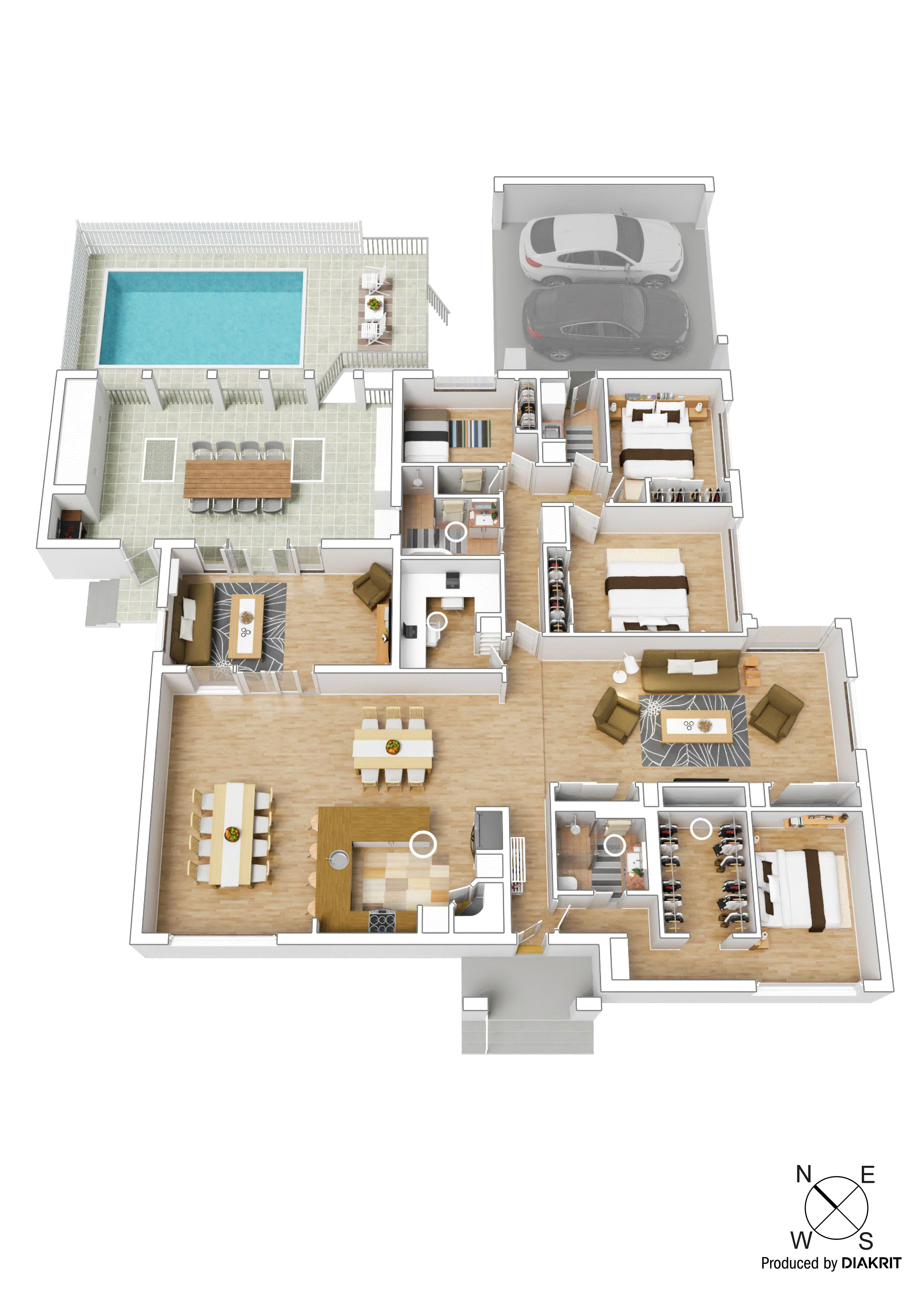 6 Waitara Court, Wheelers Hill VIC 3150 - Floorplan